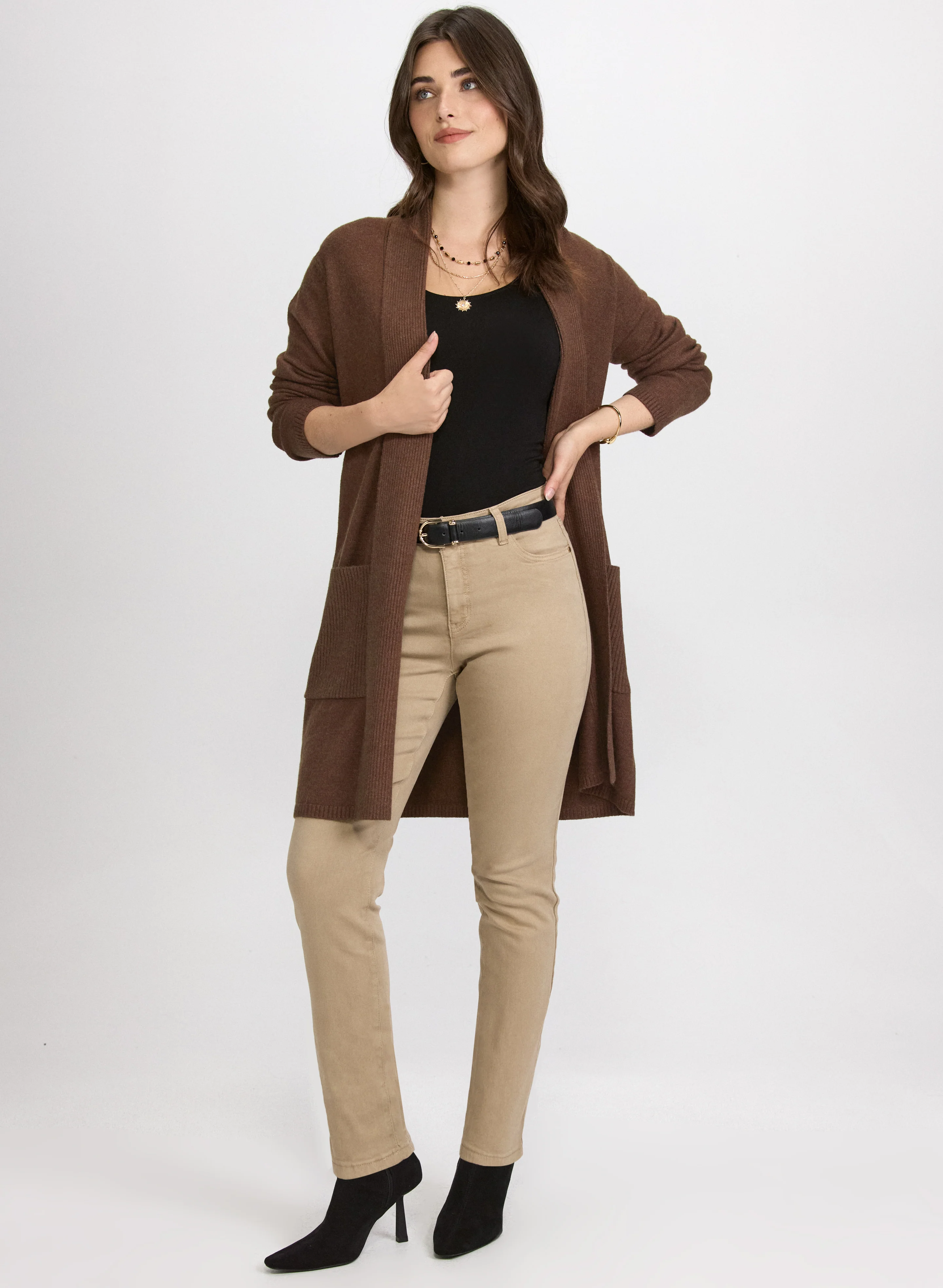 Knit Tunic Cardigan - Image 3