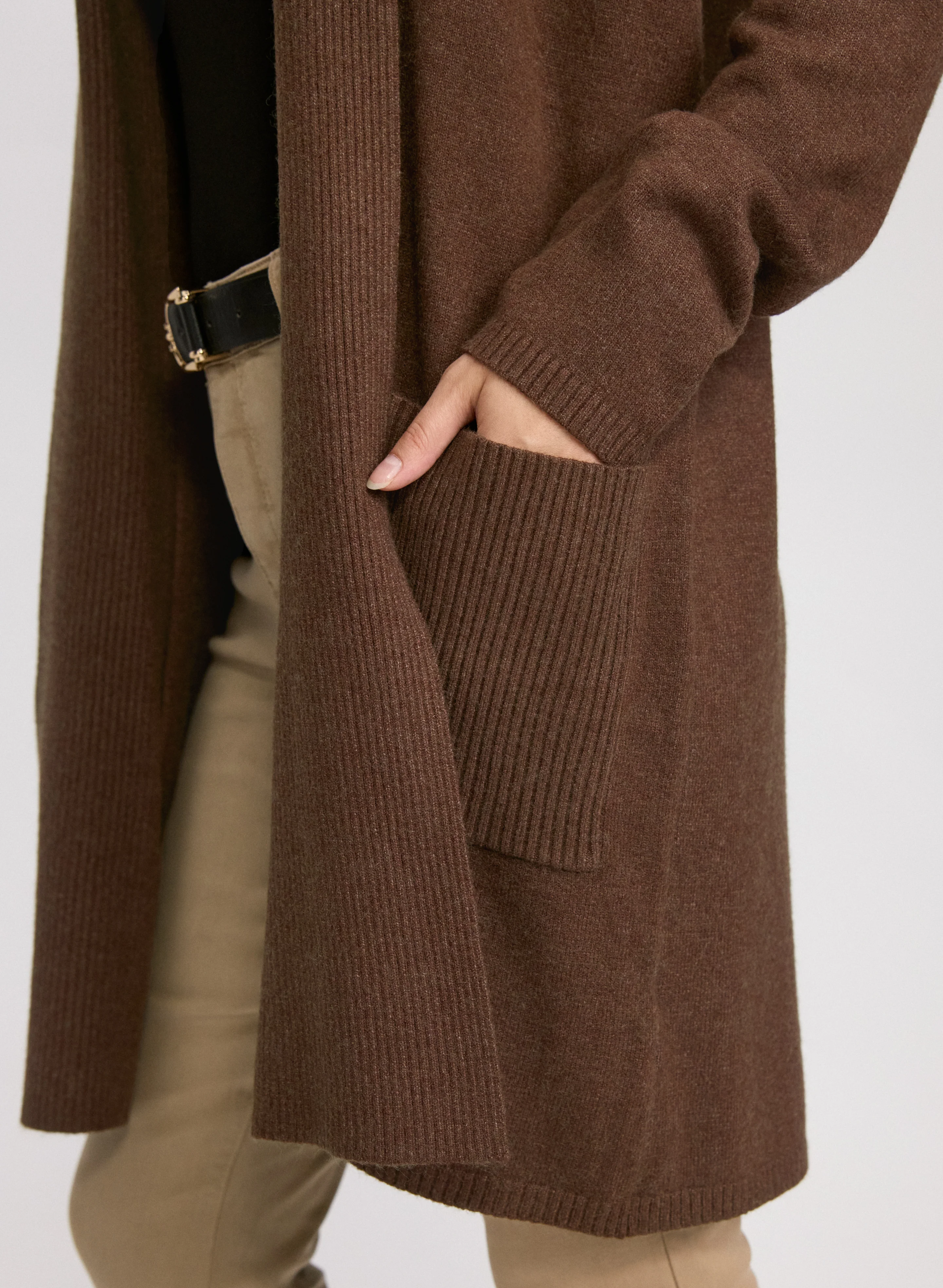 Knit Tunic Cardigan - Image 5