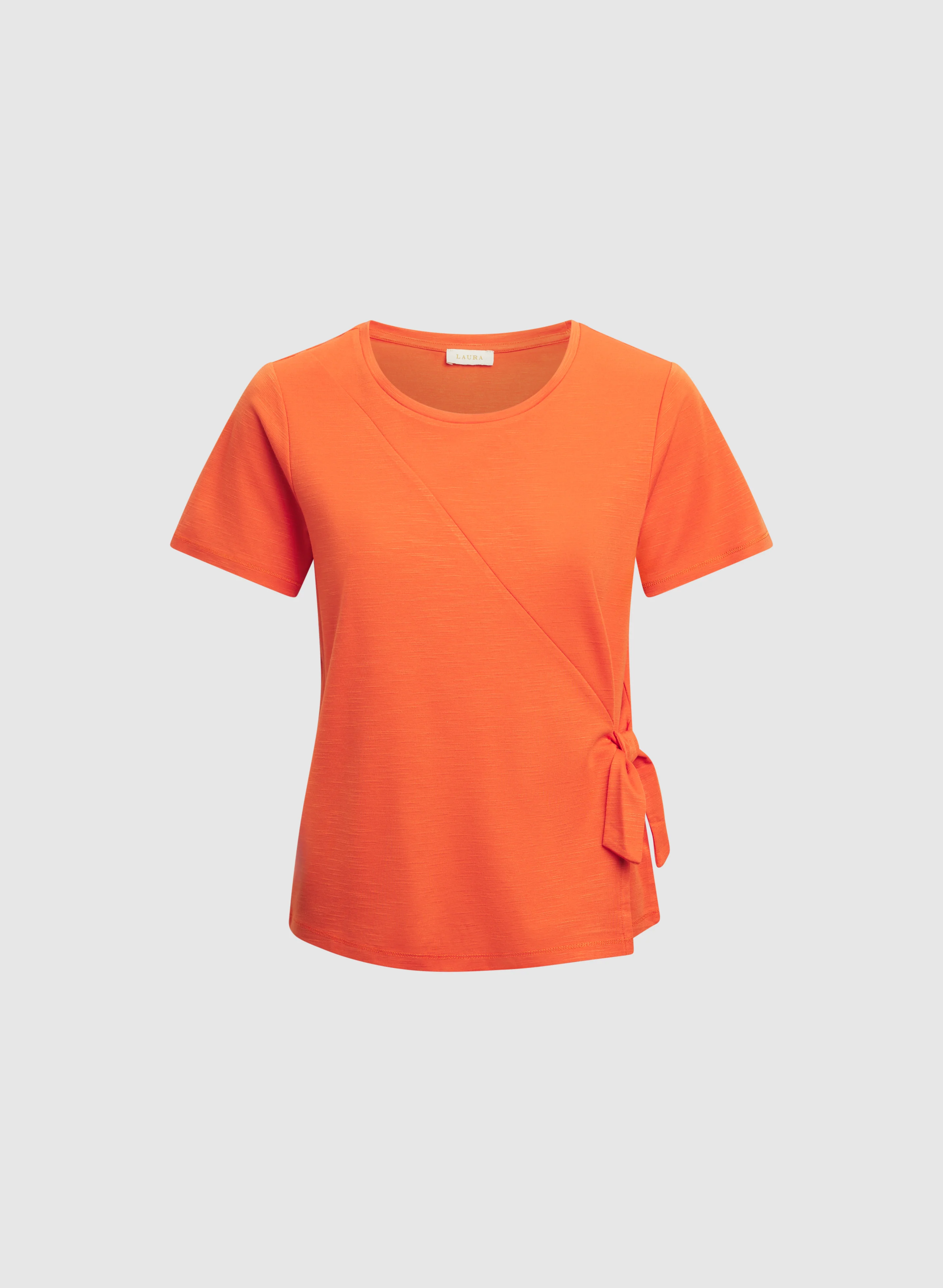 Knot Detail T-Shirt - Image 6