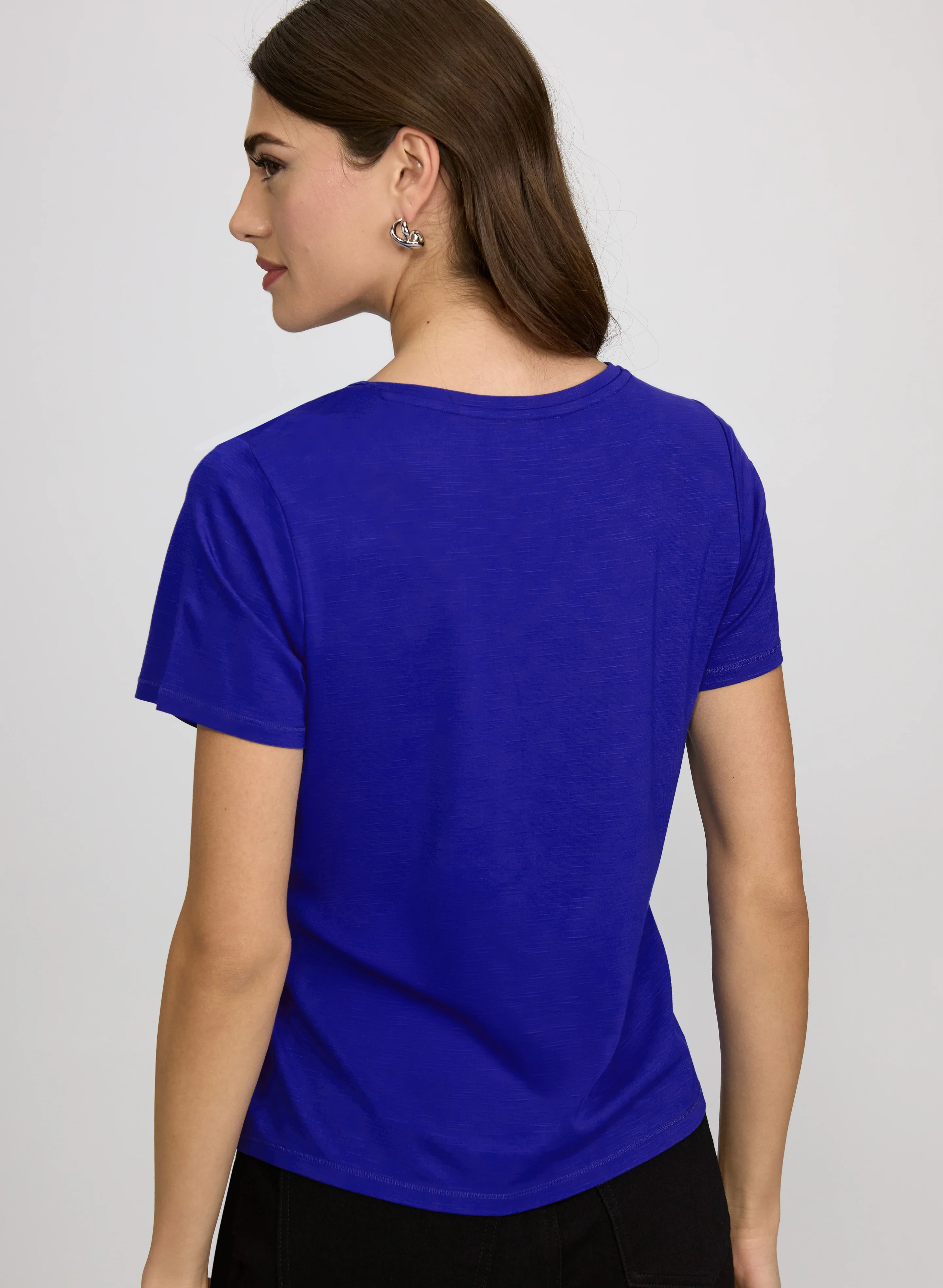 Knot Detail T-Shirt - Image 4