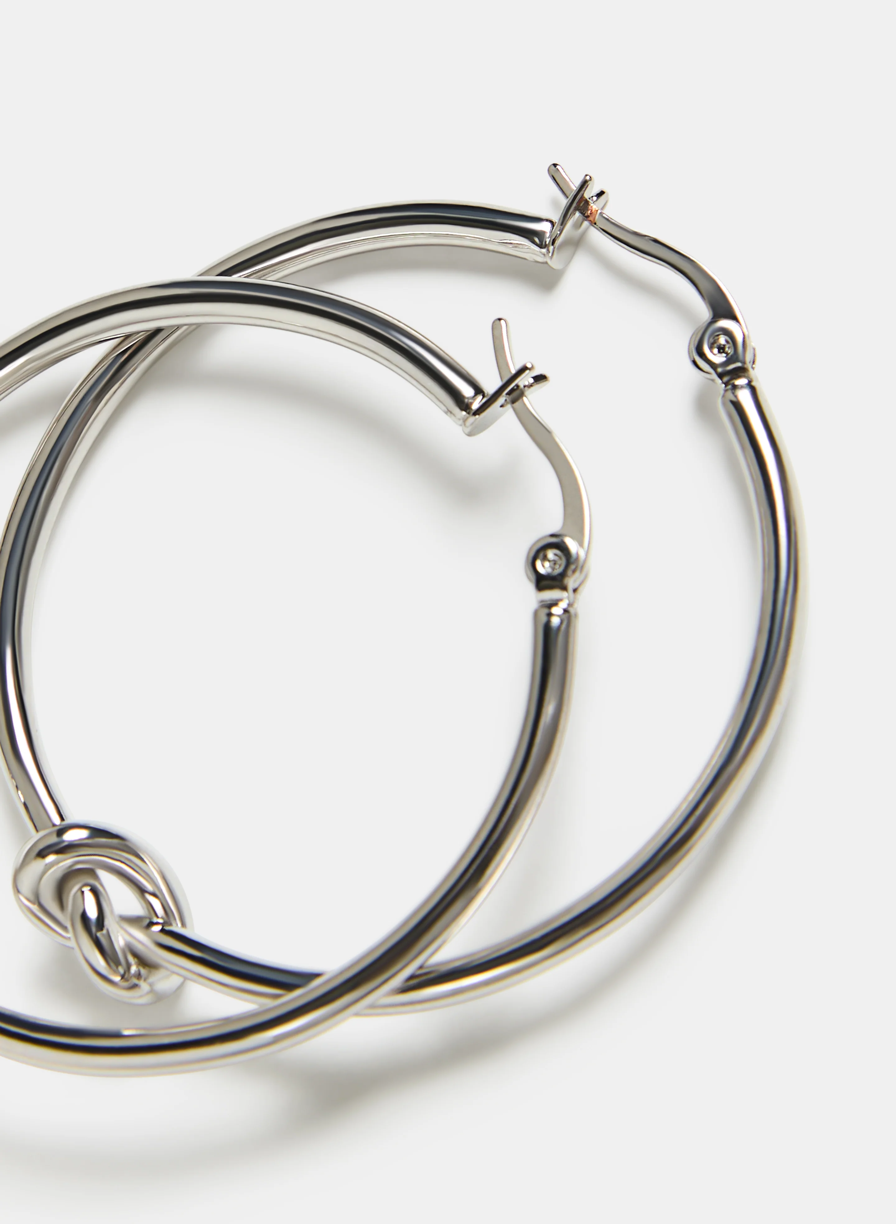 Knot Hoop Earrings - Image 2
