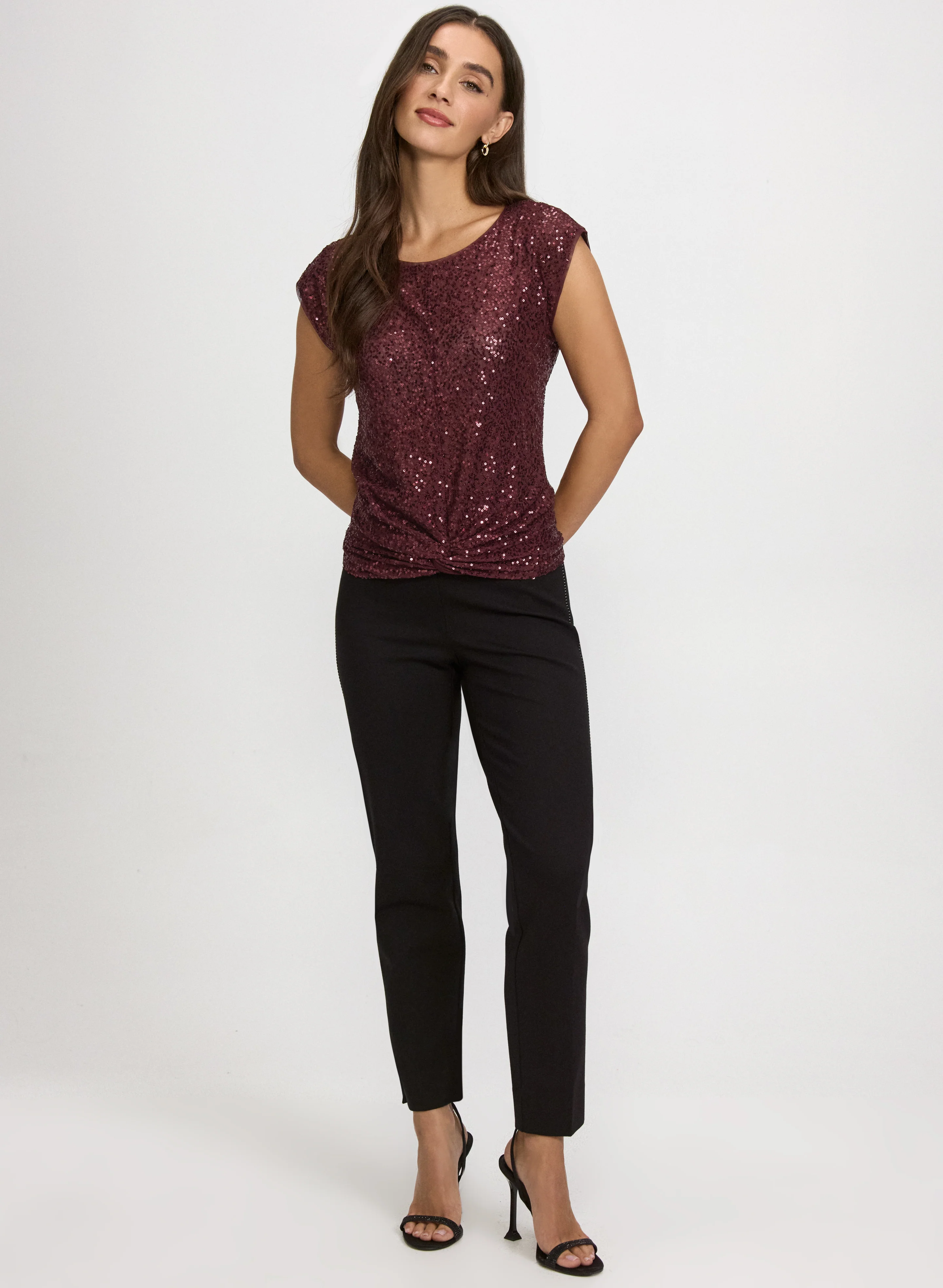 Knotted Sequin Top - Image 3