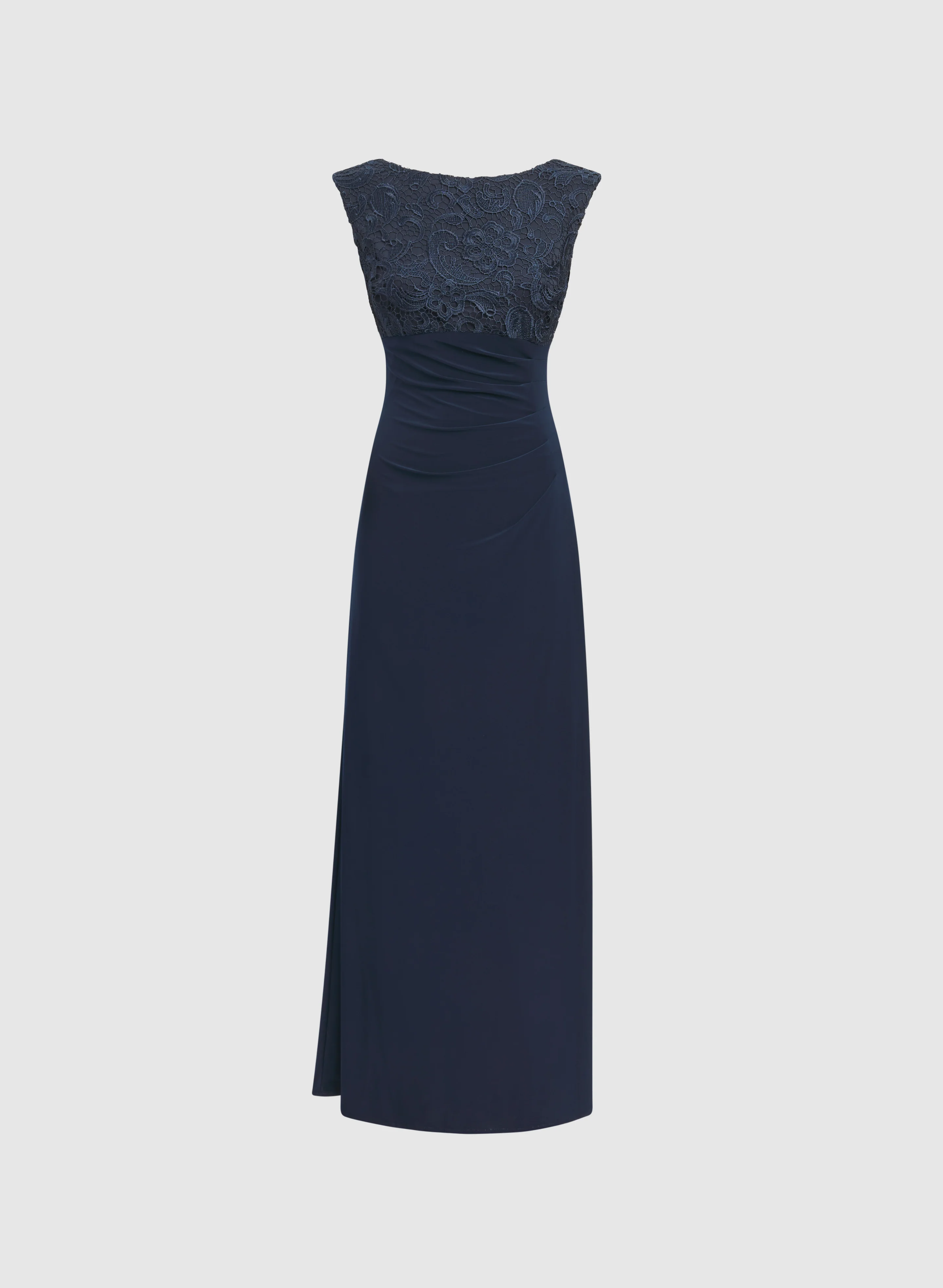Lace Cowl Back Dress - Image 6
