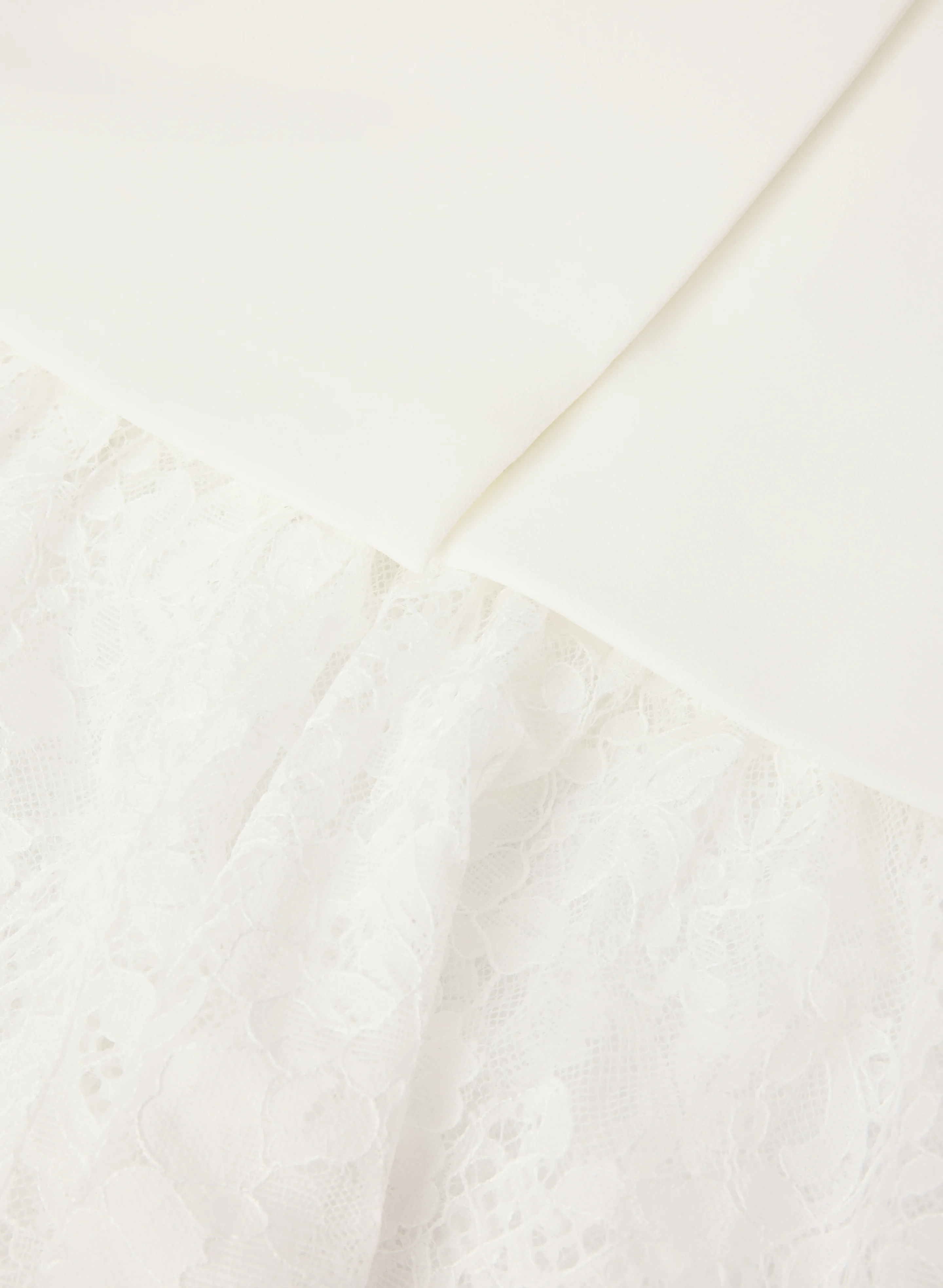 Lace Hem Tuxedo Dress - Image 7