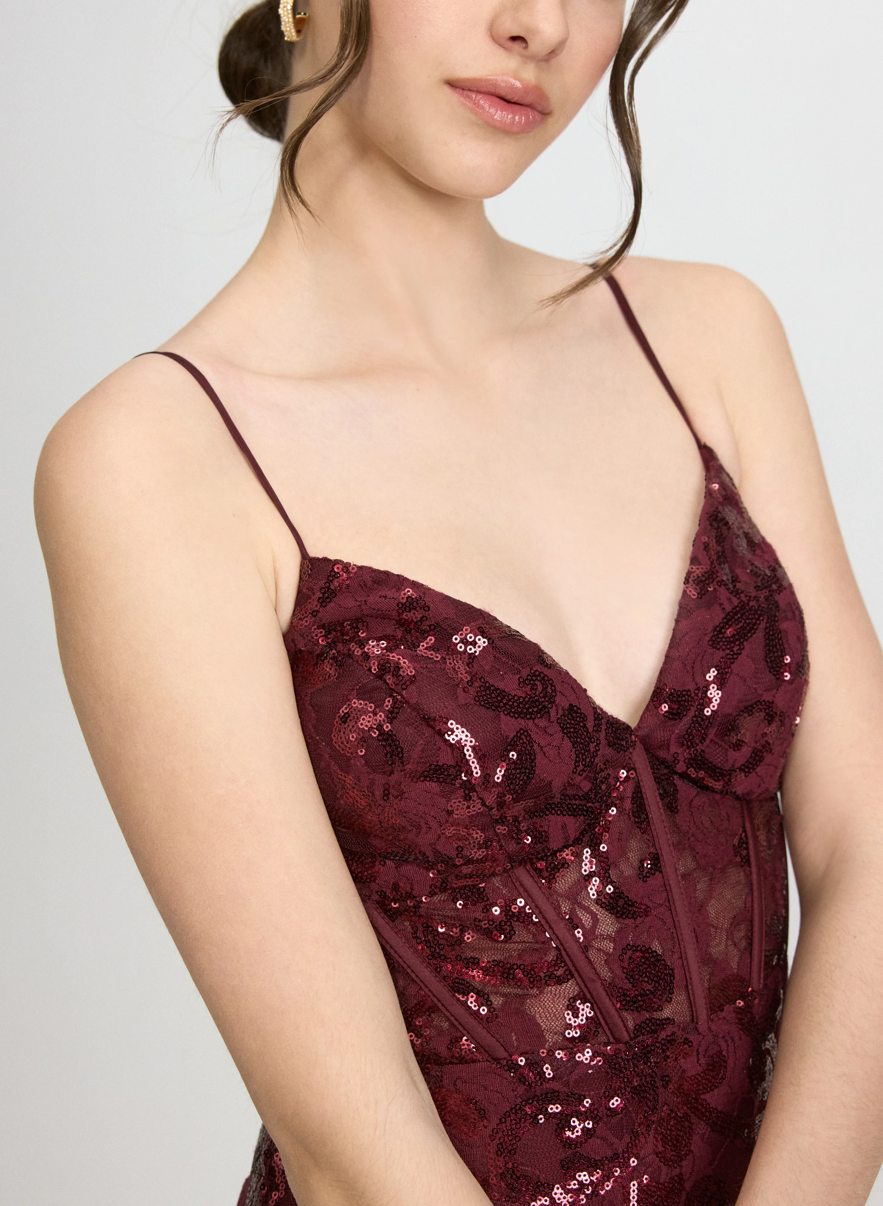 Lace & Sequin Dress - Image 3