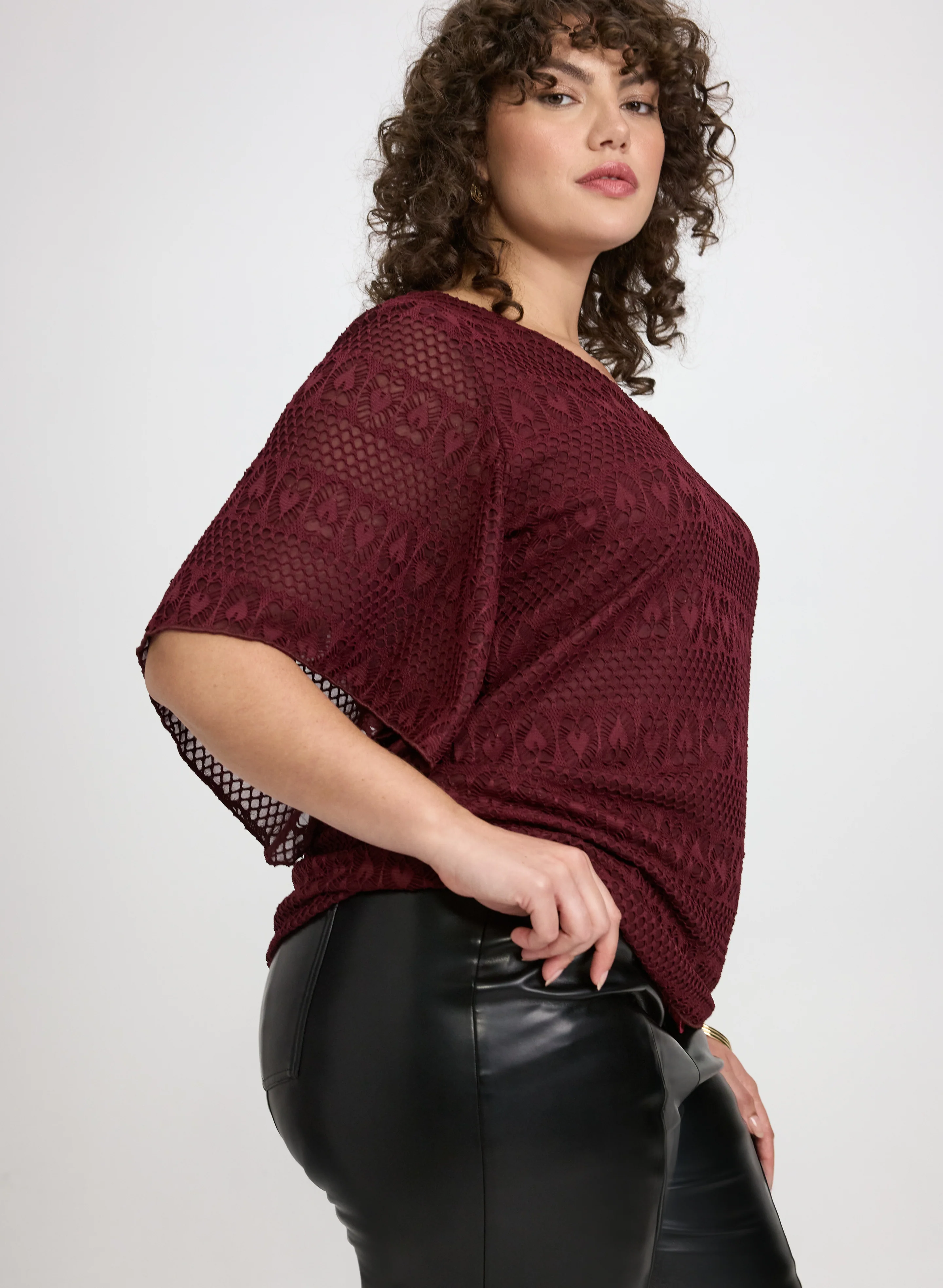 Lace V-Neck Blouse - Image 5