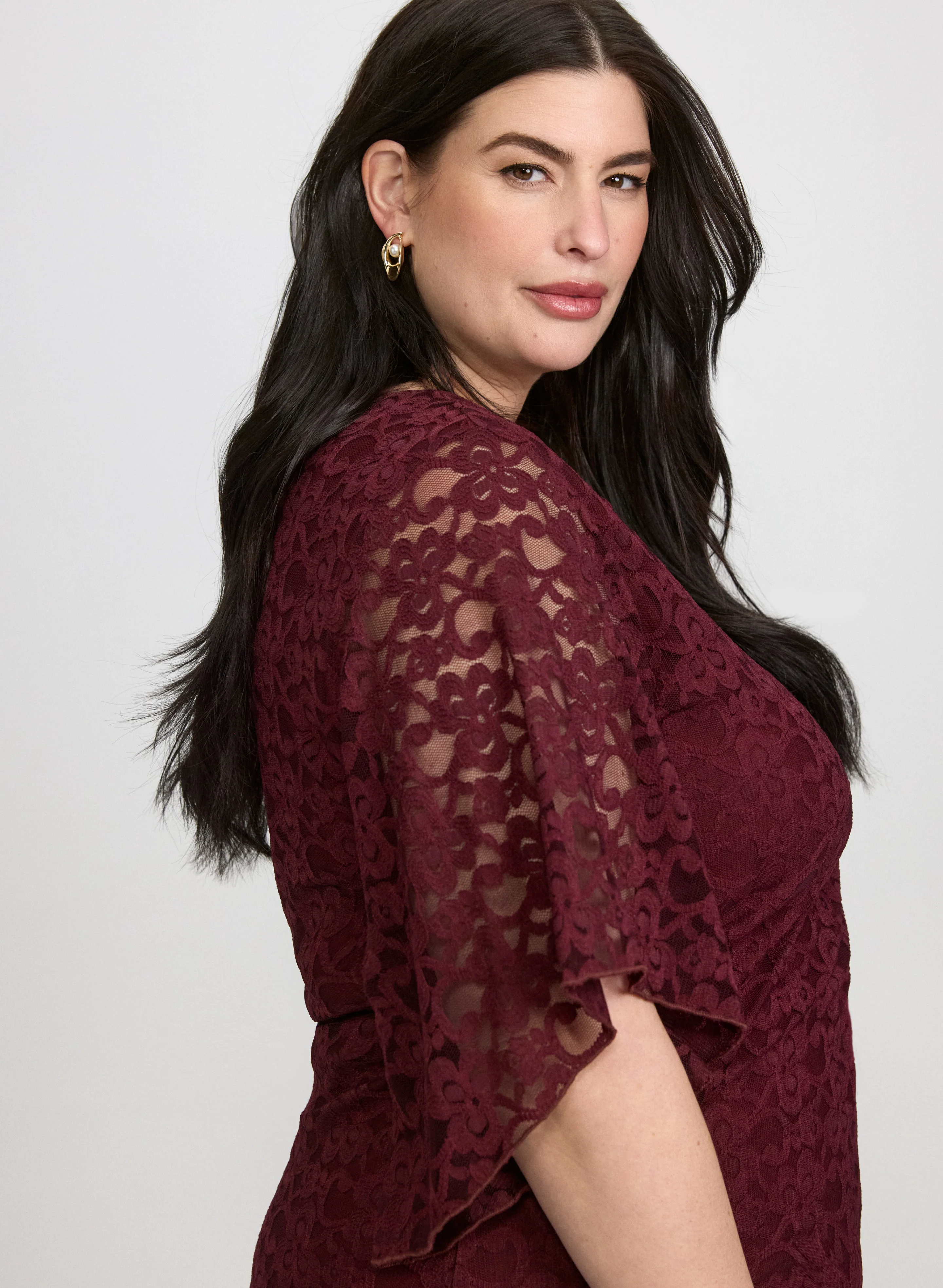 Lace V-Neck Blouse - Image 5