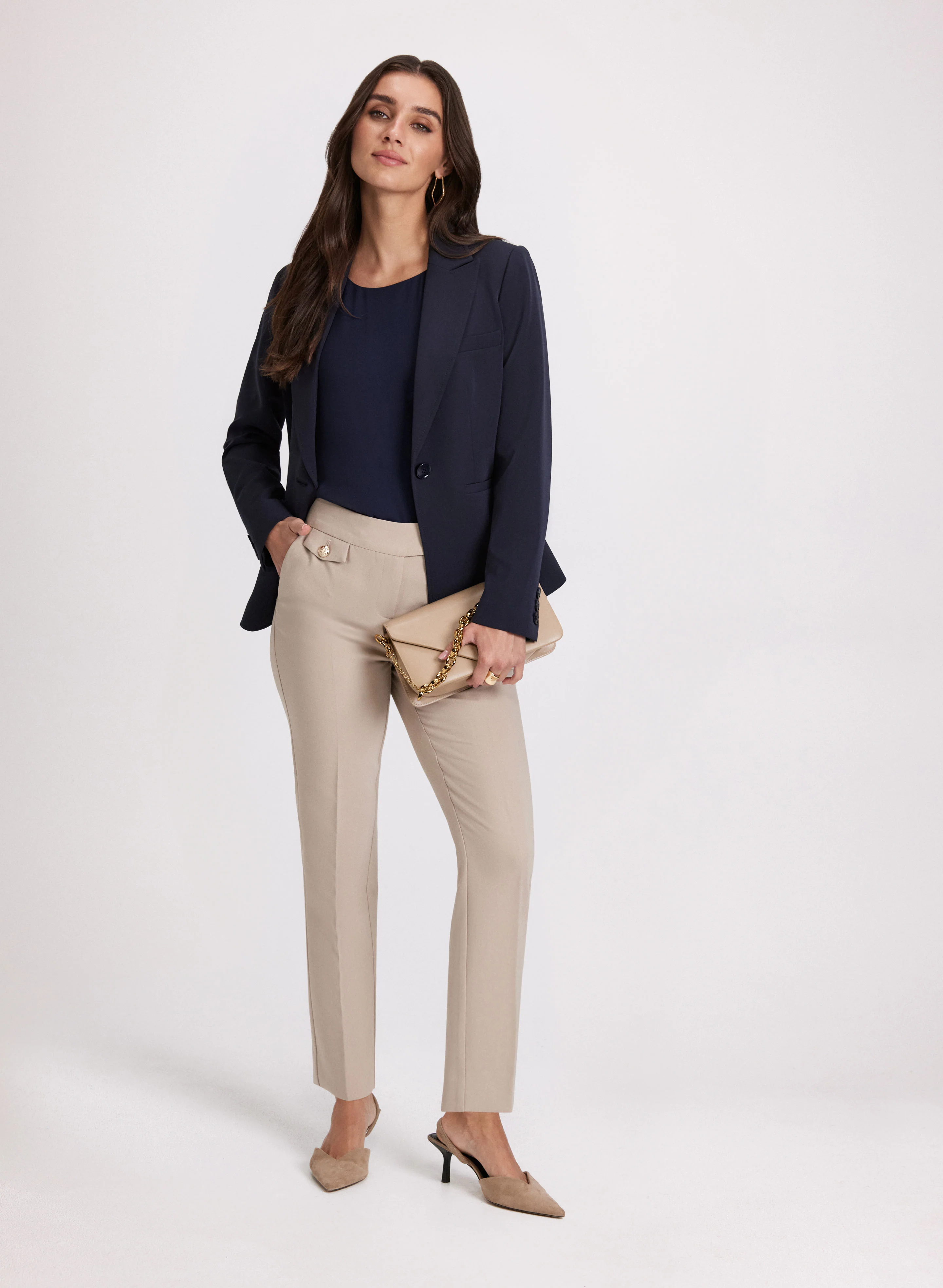 Layered Crepe Blouse - Image 3