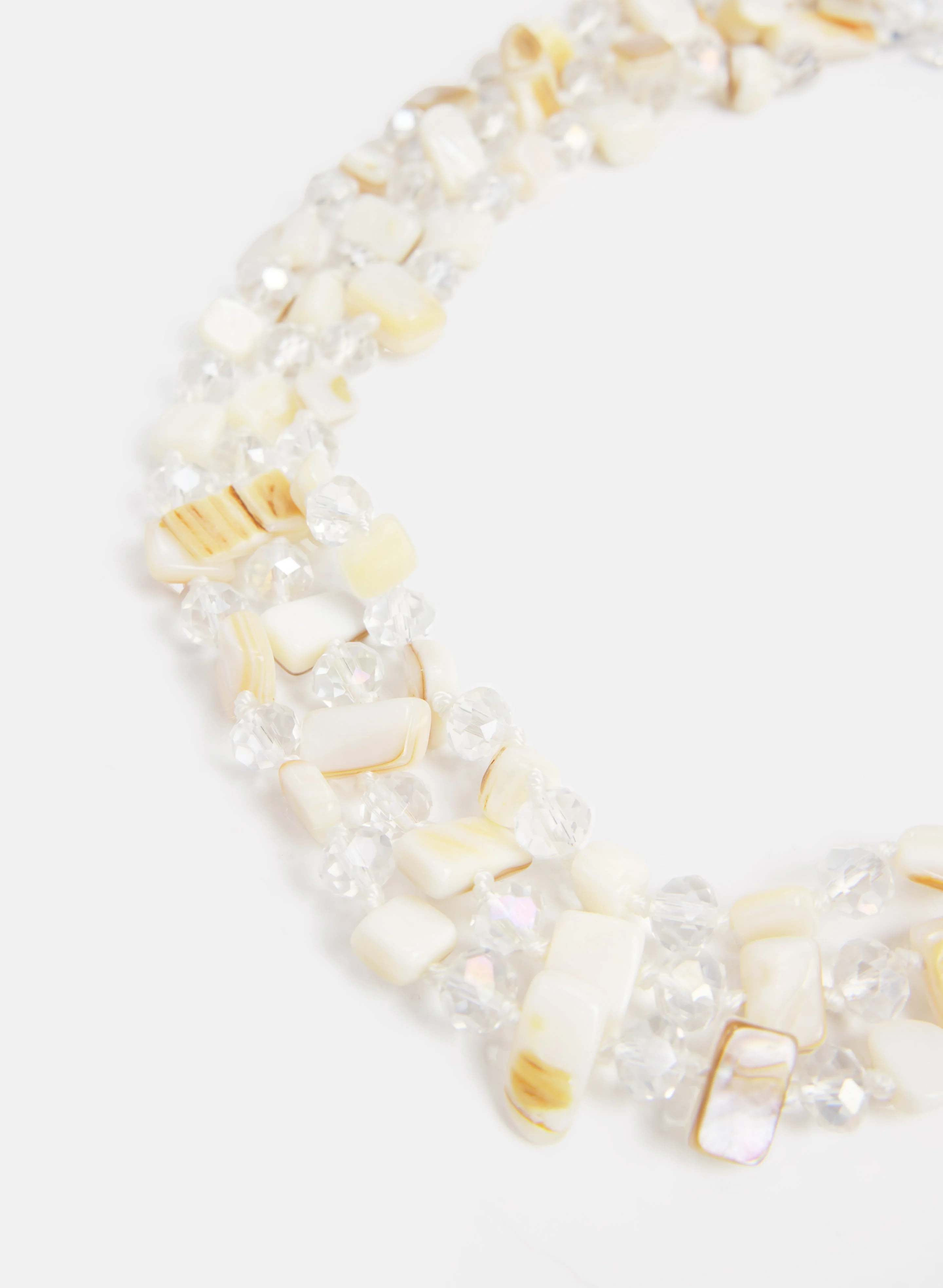 Layered Faceted Bead Necklace - Image 2
