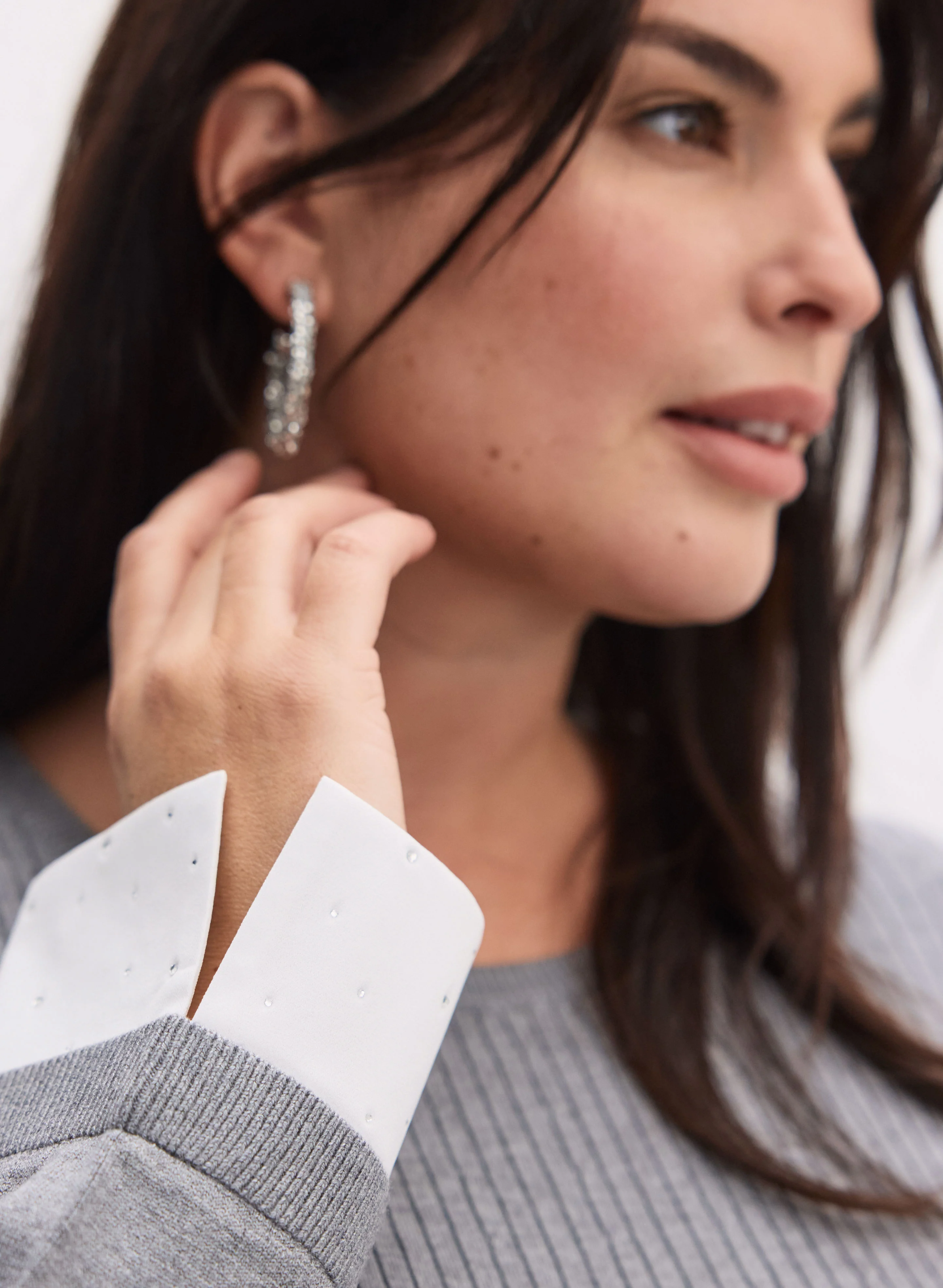 Layered Knit Sweater - Image 2