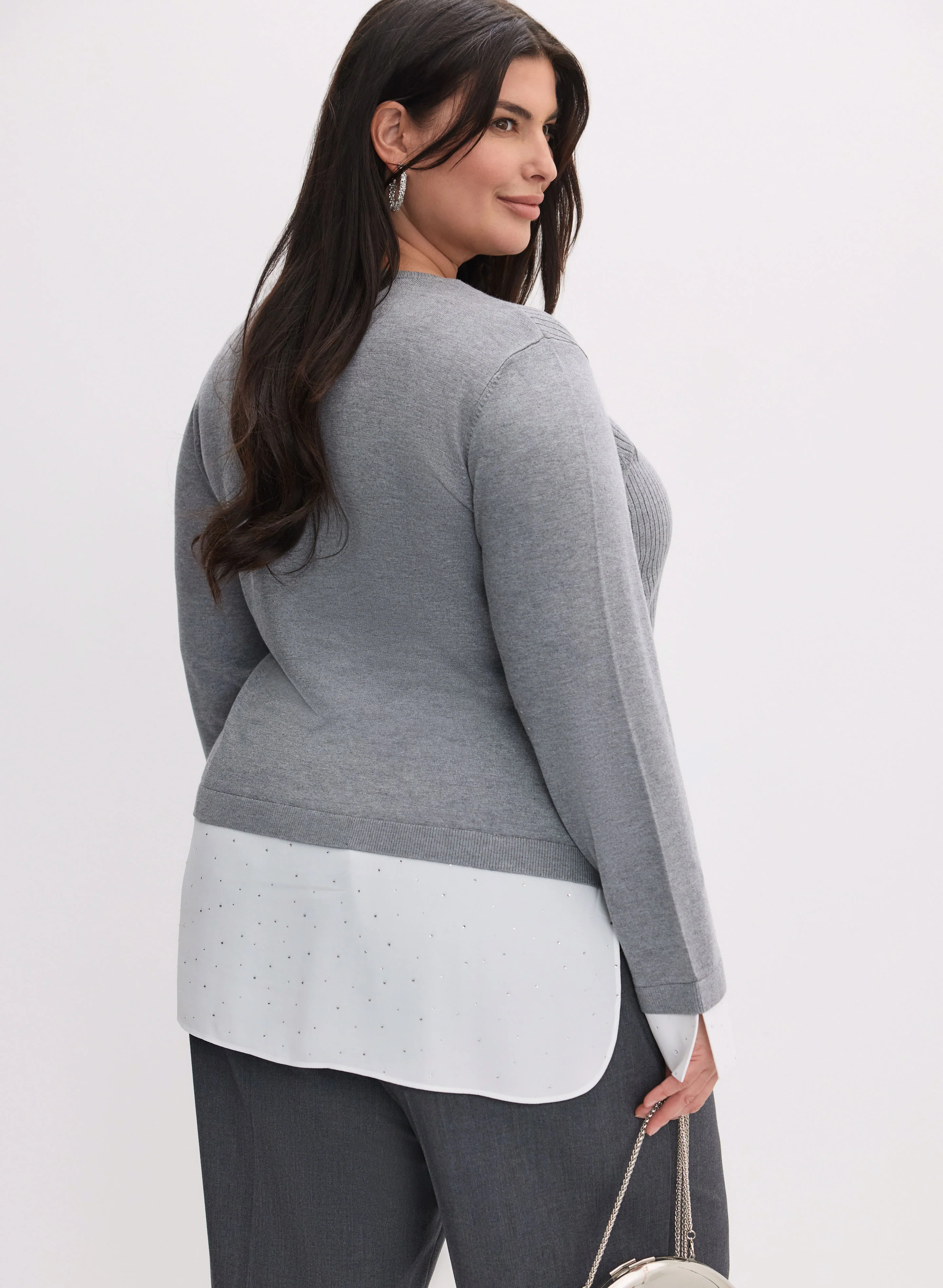 Layered Knit Sweater - Image 4