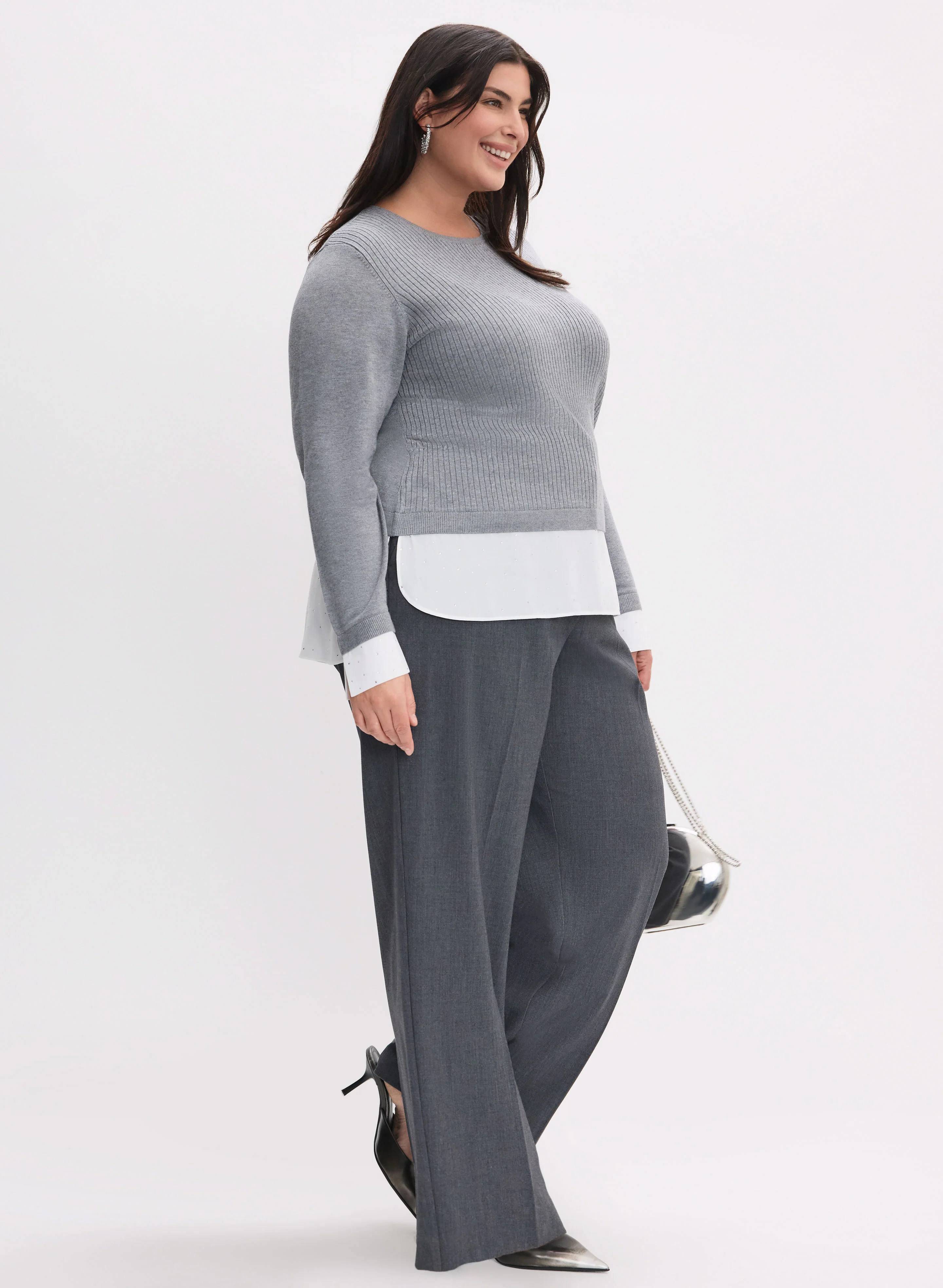 Layered Knit Sweater - Image 5