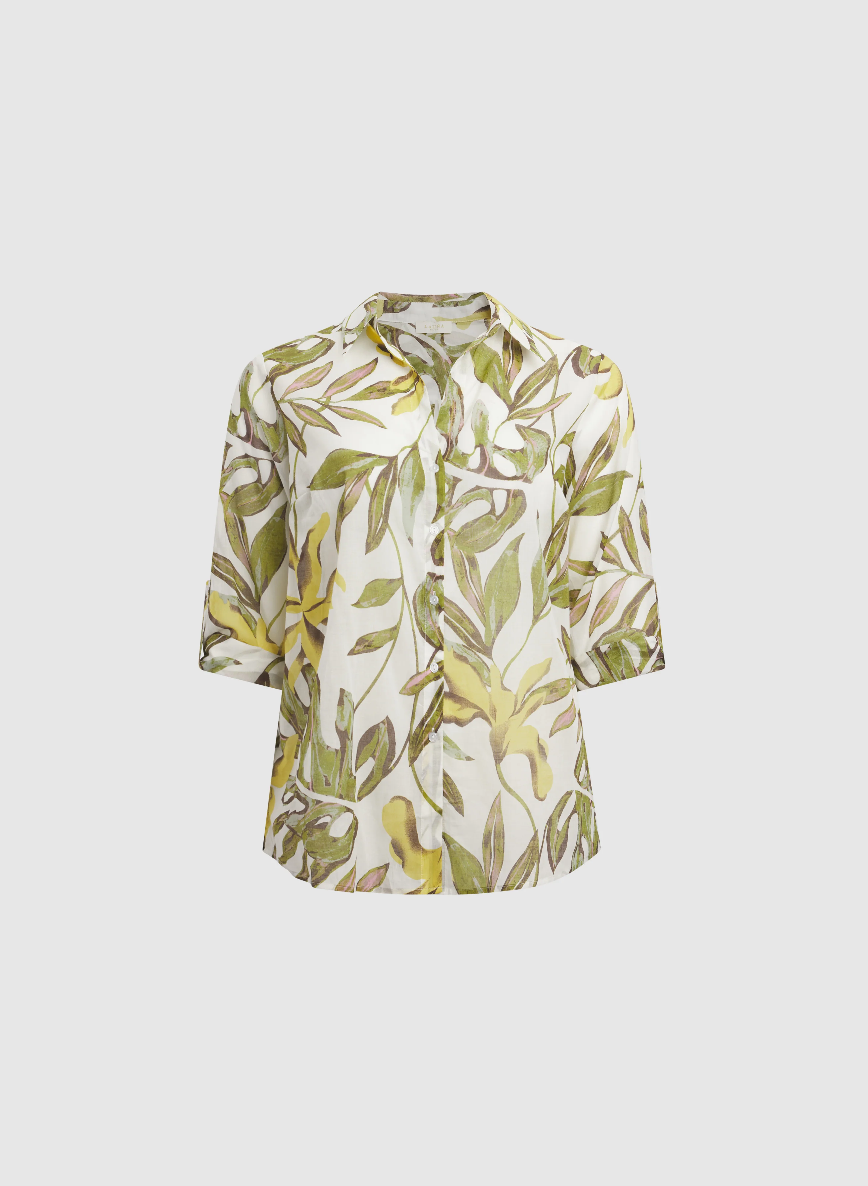 Leaf Print Blouse - Image 6