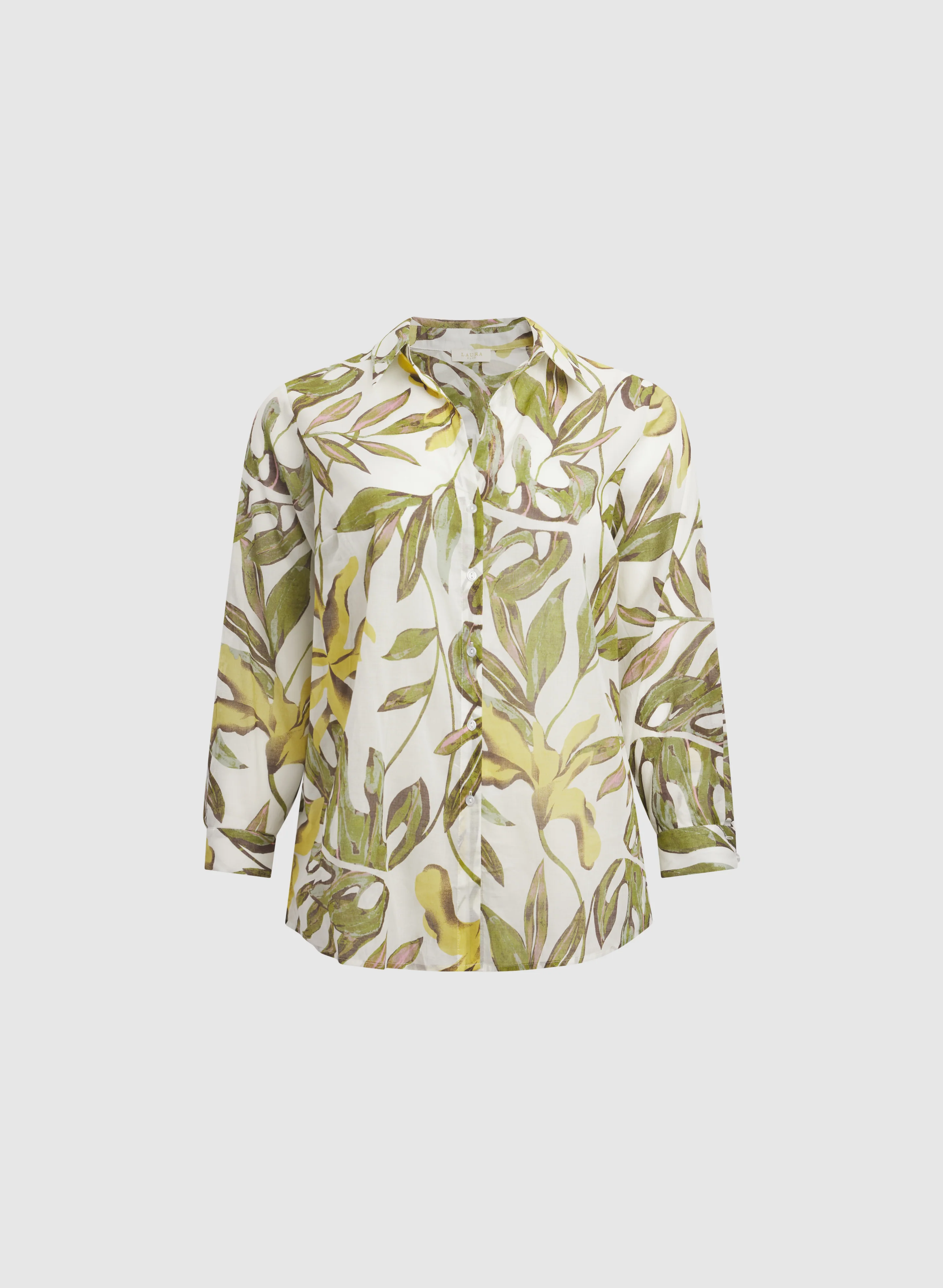 Leaf Print Blouse - Image 7