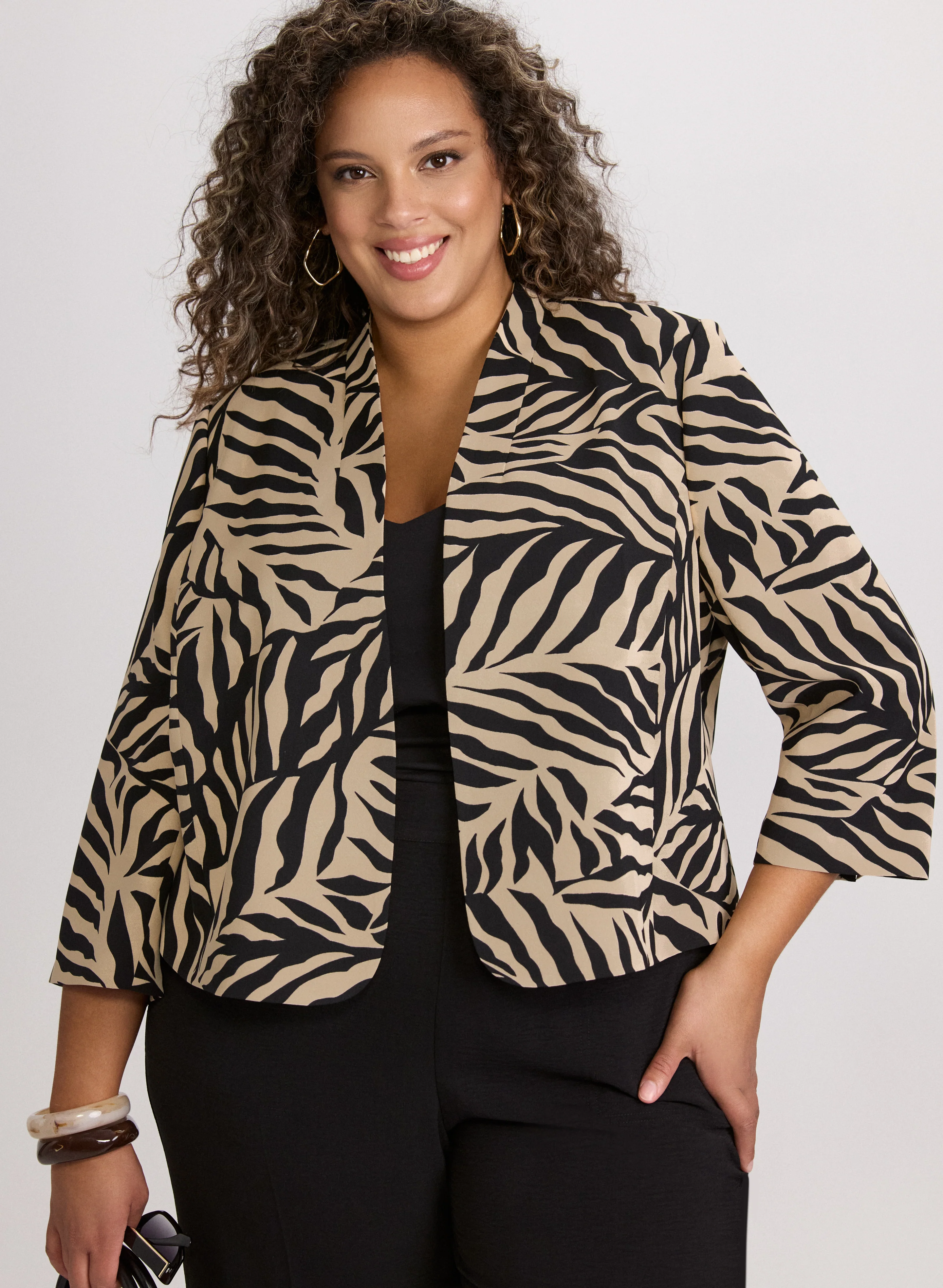 Leaf Print Jacket