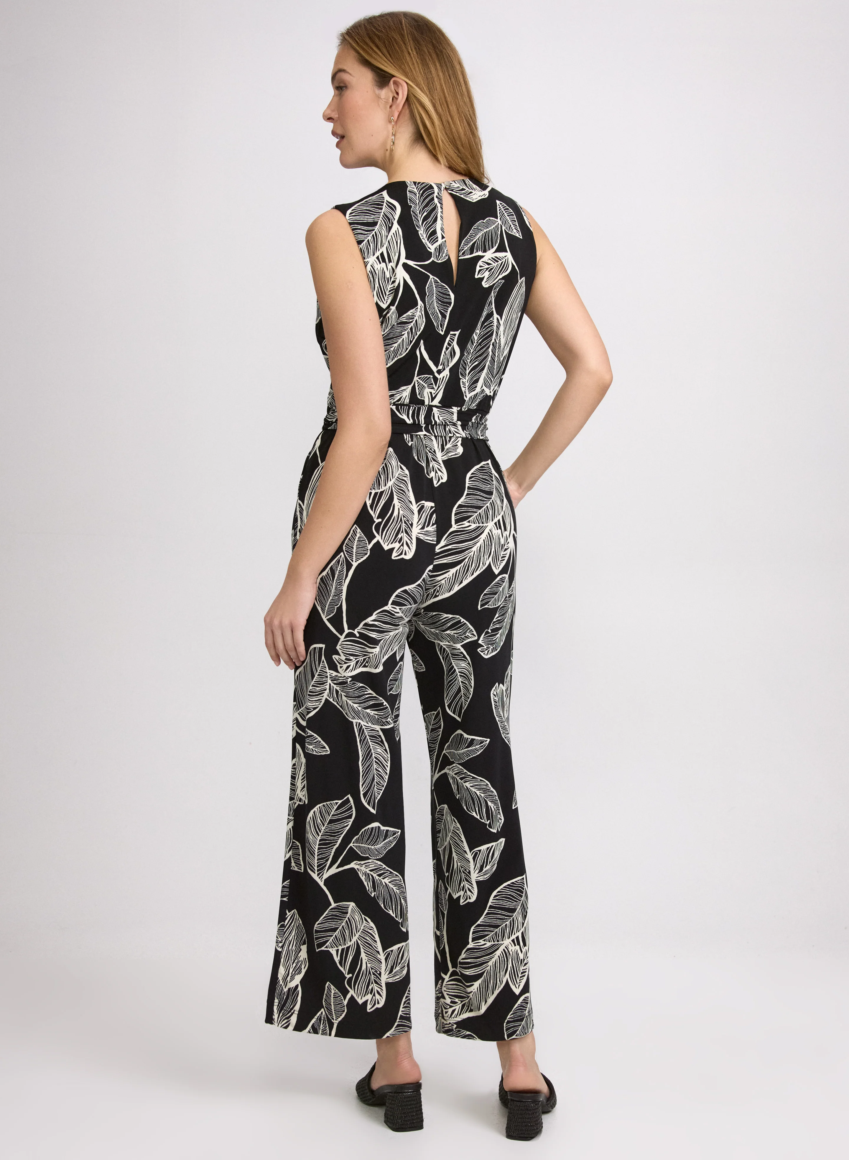 Leaf Print Jumpsuit - Image 2