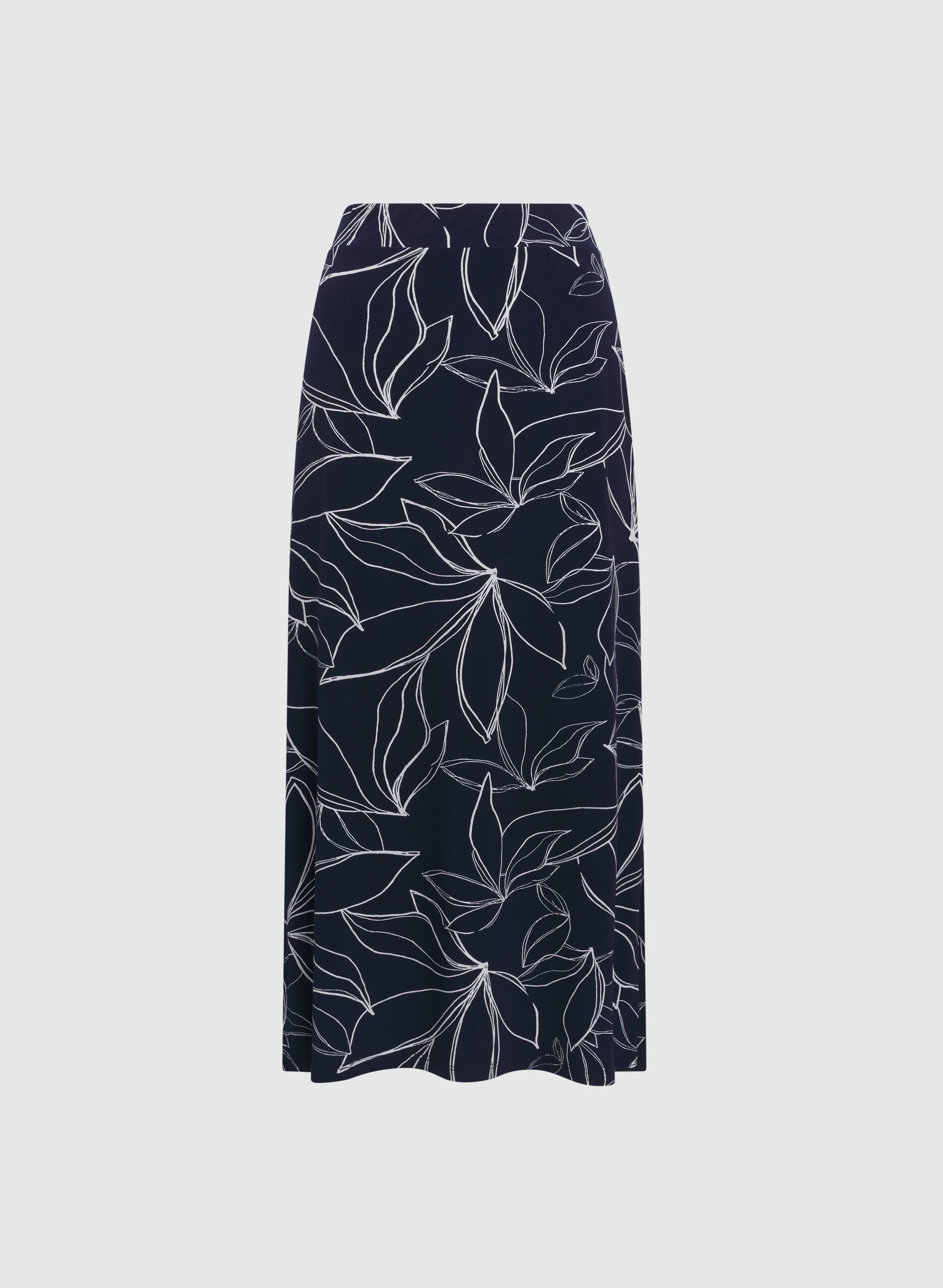 Leaf Print Maxi Skirt - Image 6