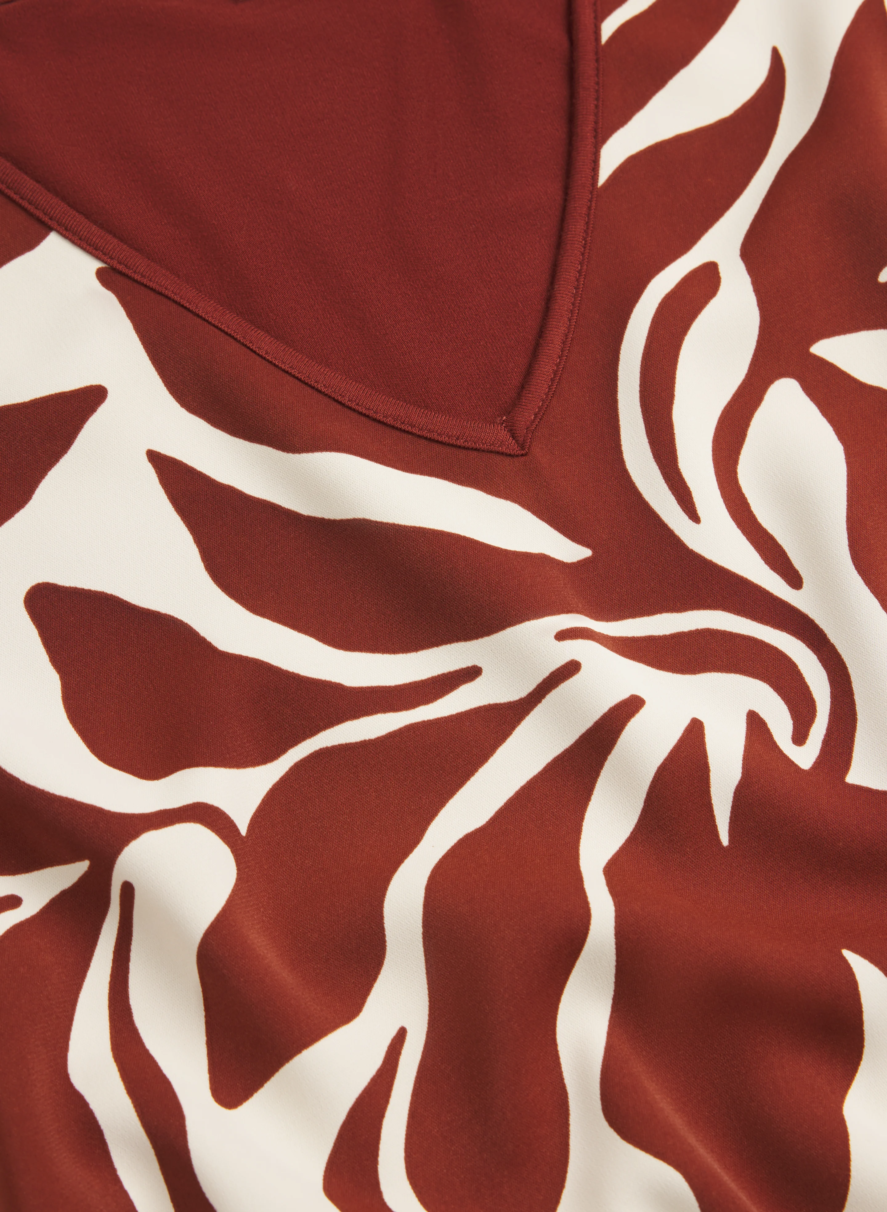 Leaf Print Top - Image 7