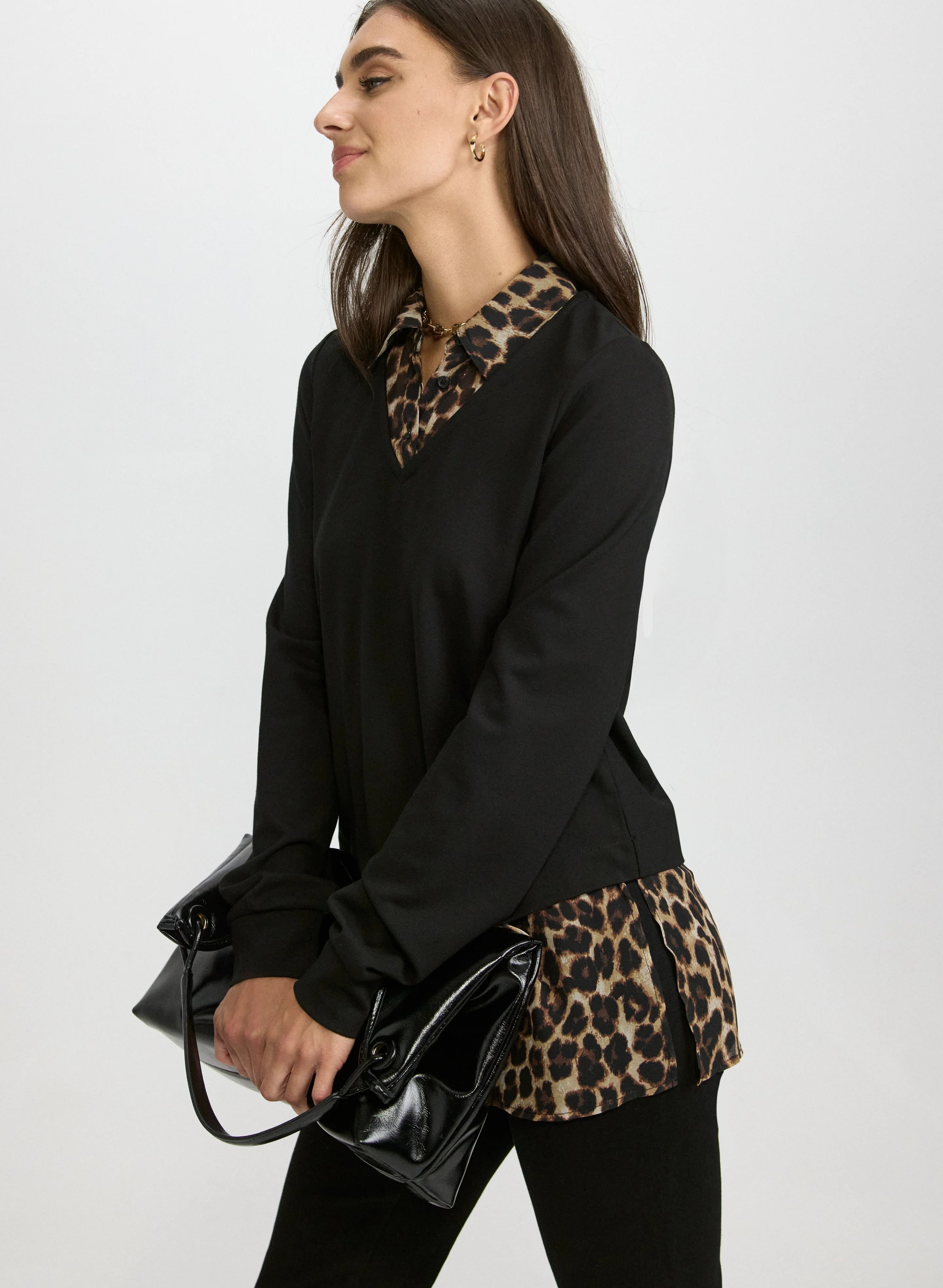 Leopard Illusion Layered Top - Image 4