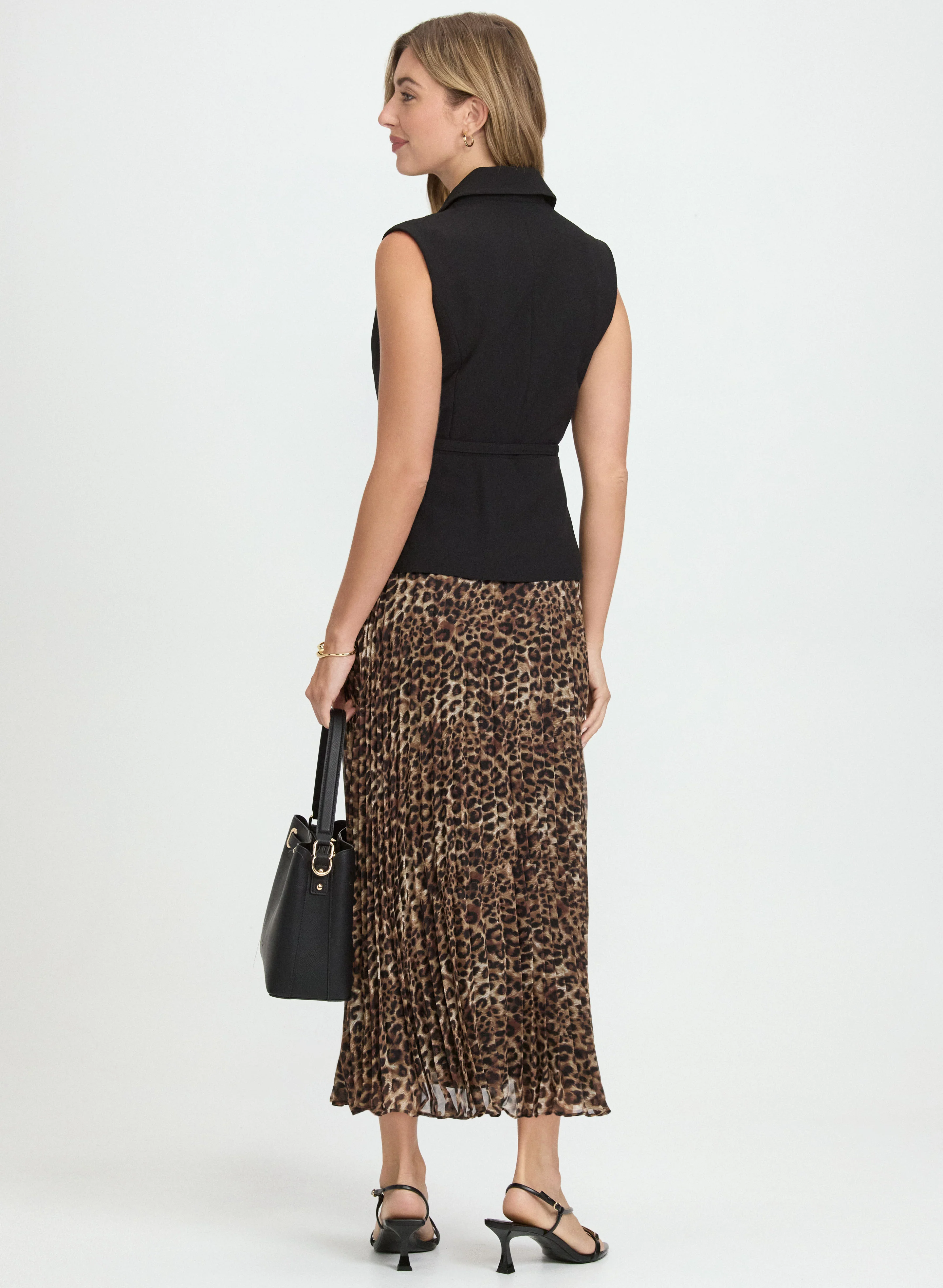 Leopard Print Blazer Dress - Image 3