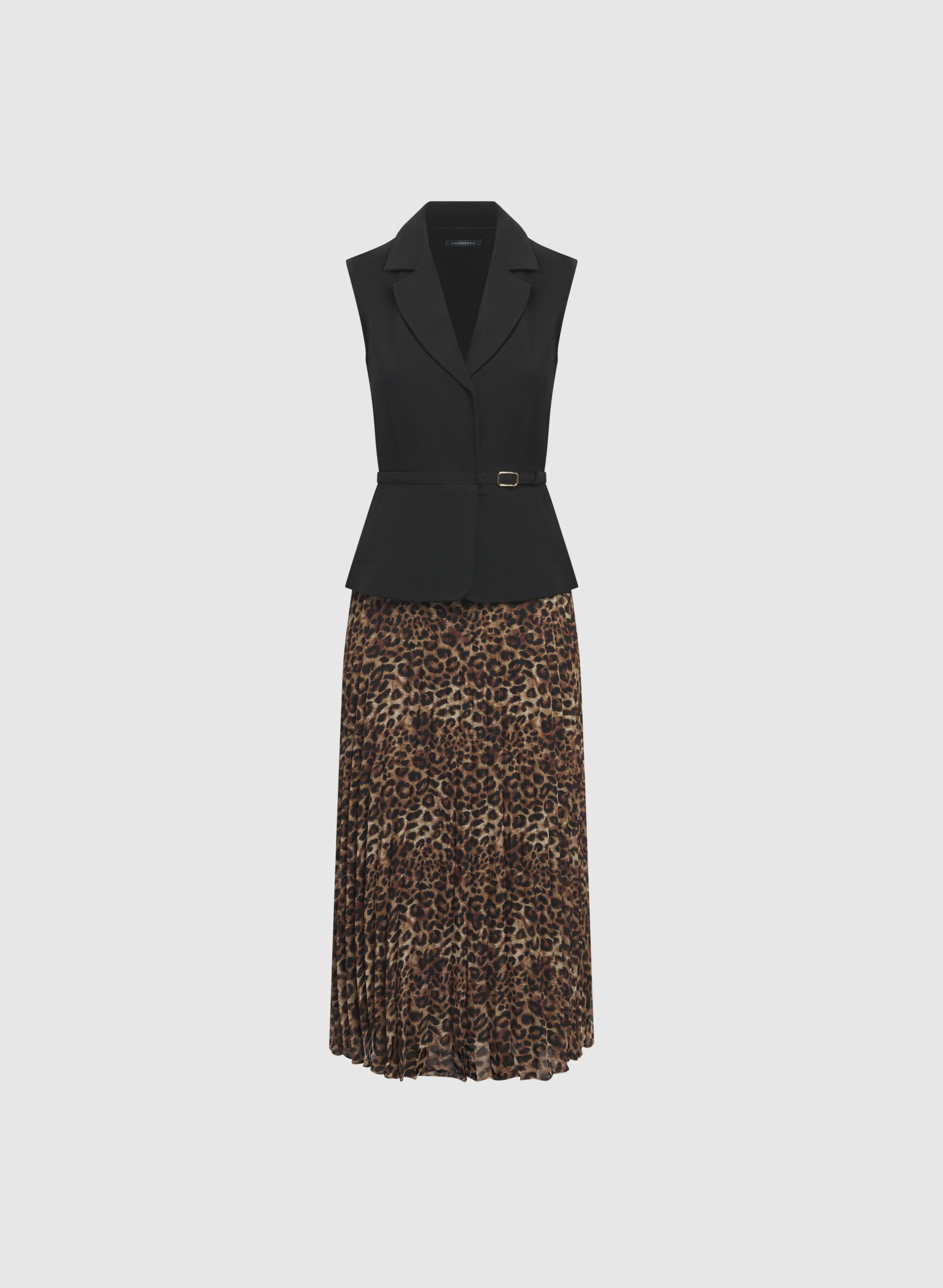 Leopard Print Blazer Dress - Image 6