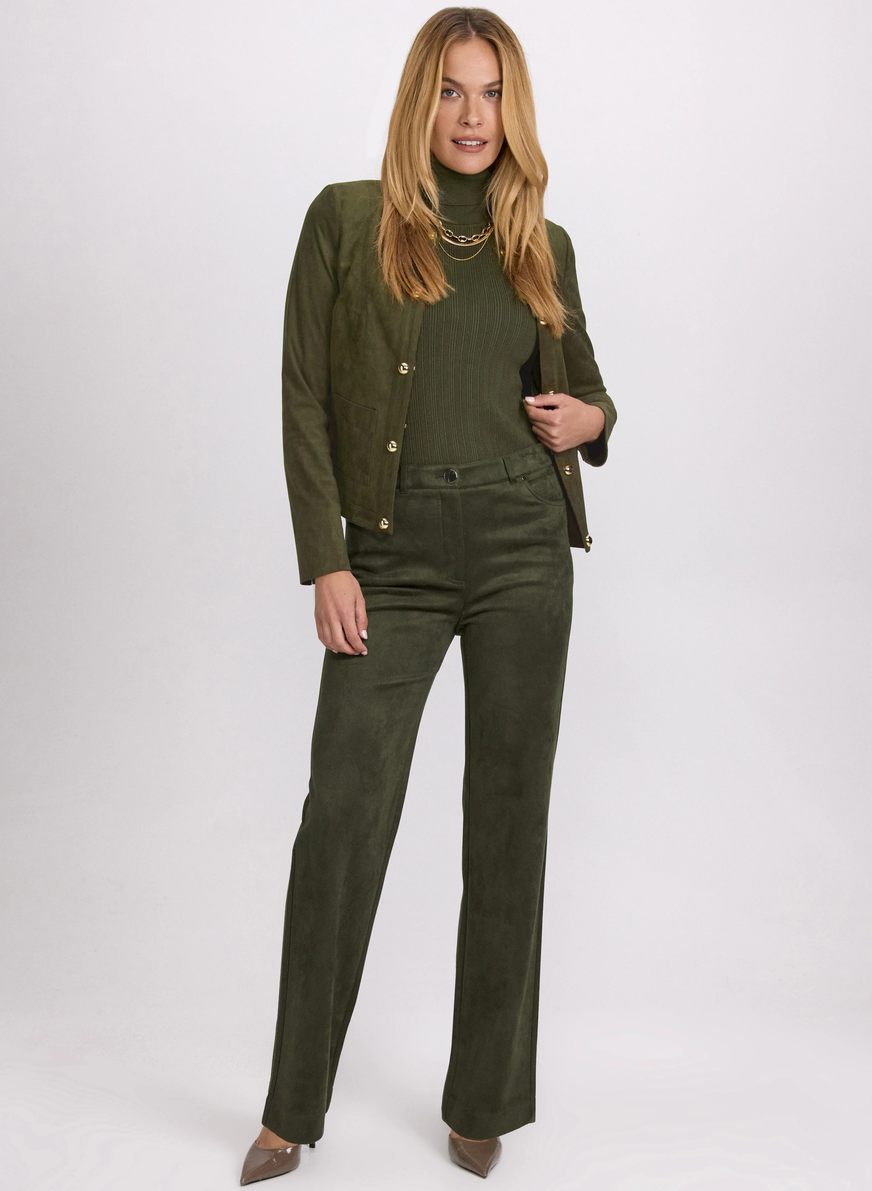 Lily Faux-Suede Pants - Image 3