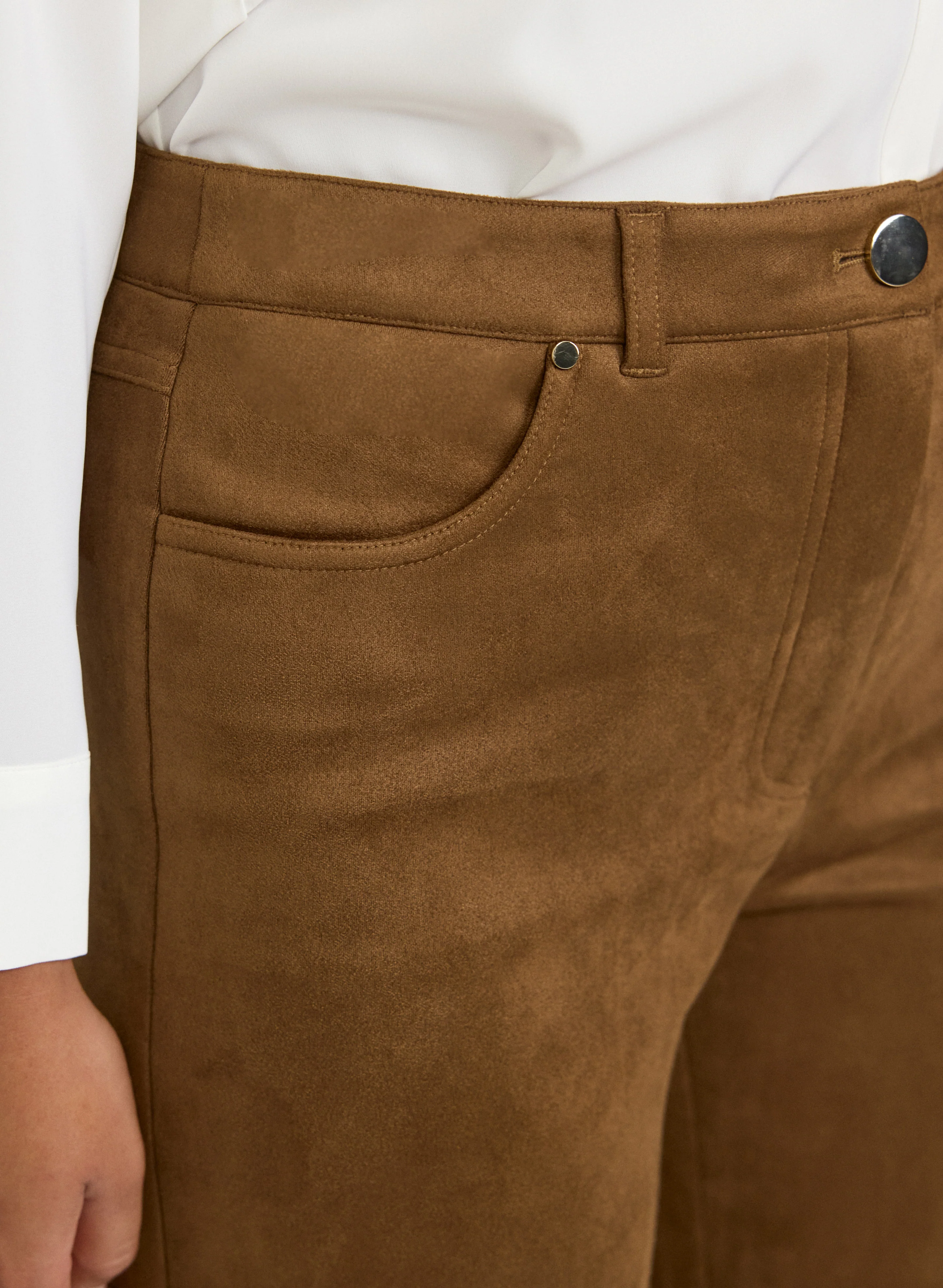 Lily Faux-Suede Pants - Image 4
