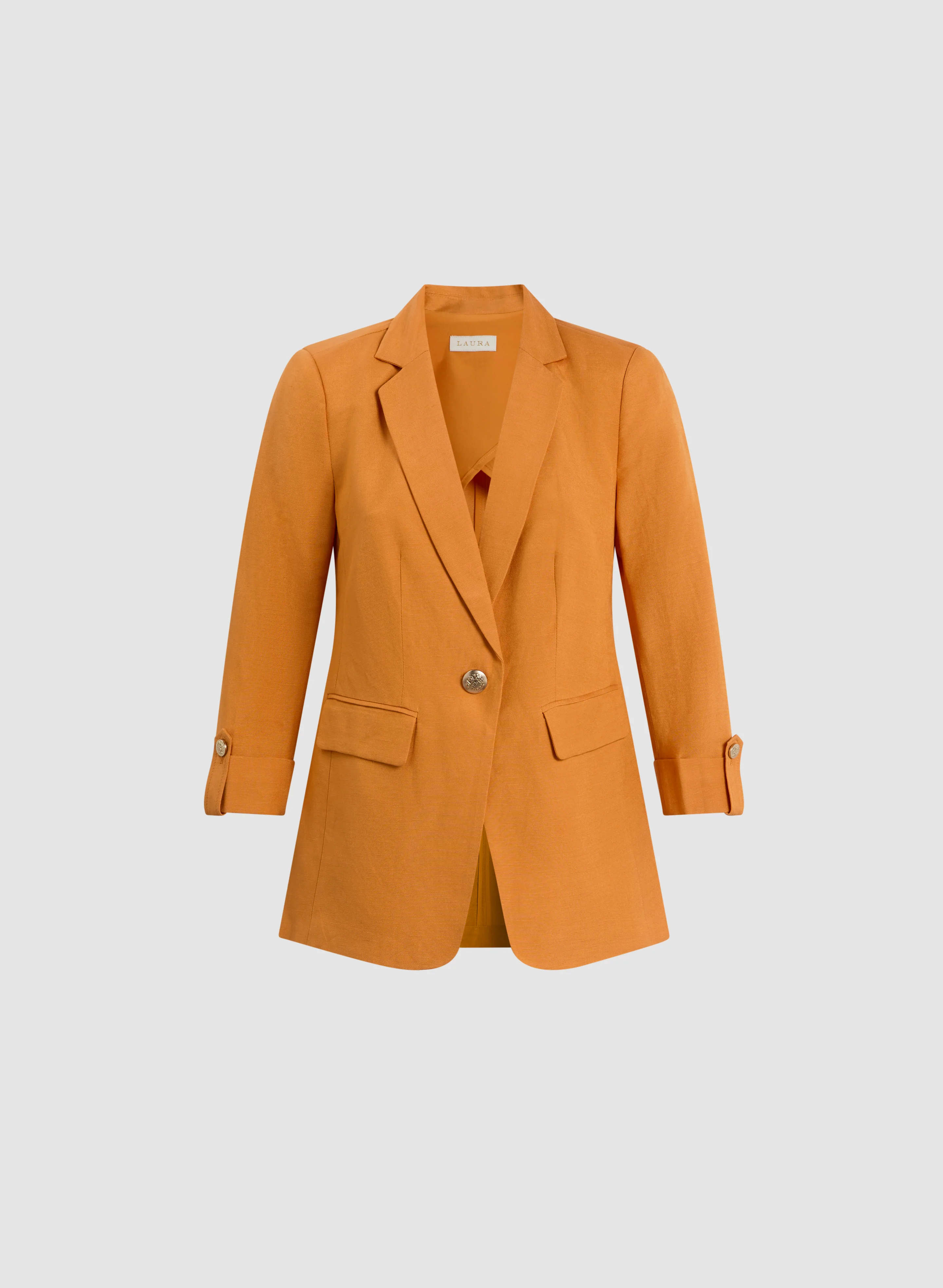 Linen-Blend Blazer - Image 5