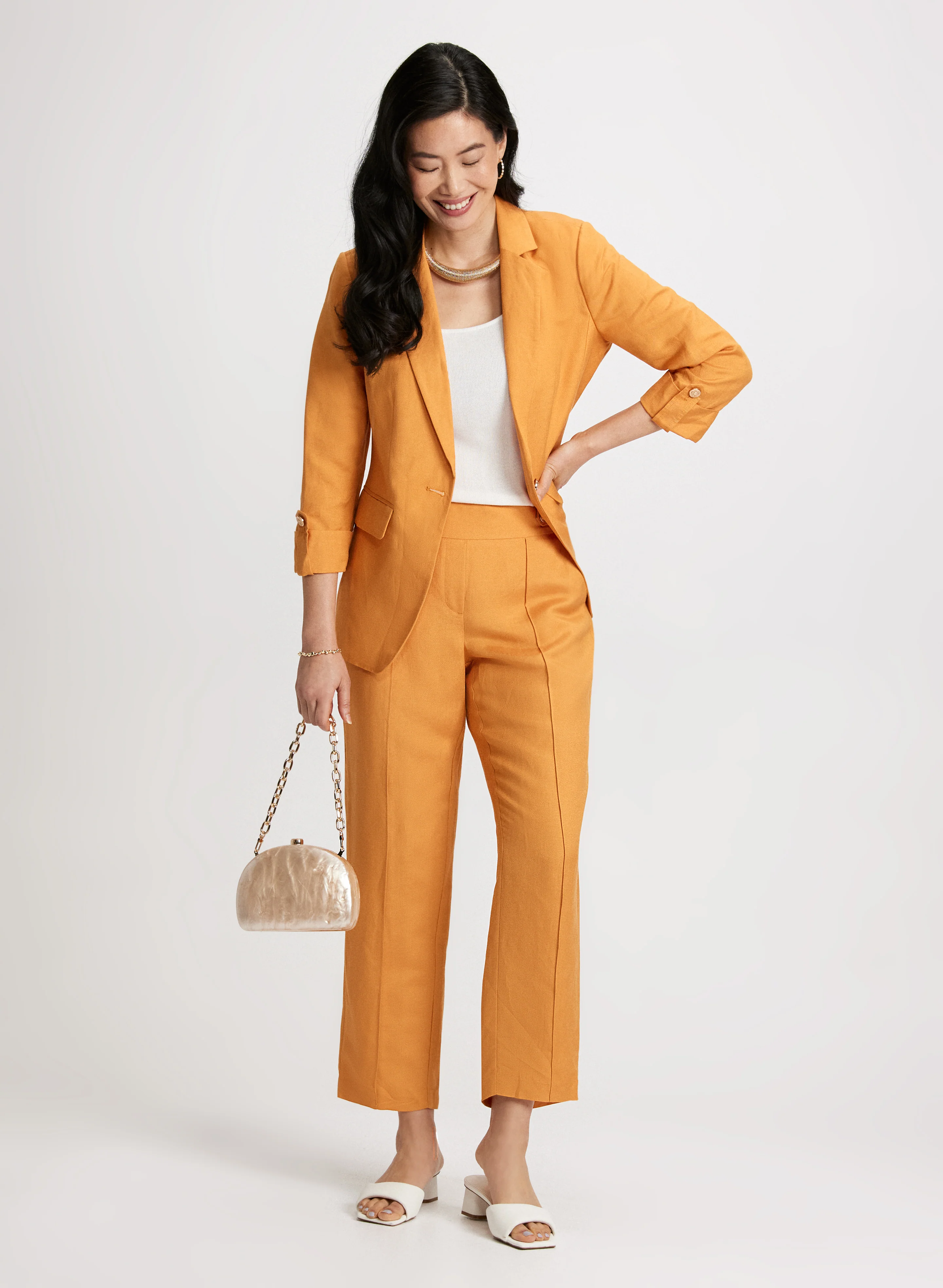 Linen-Blend Blazer - Image 7