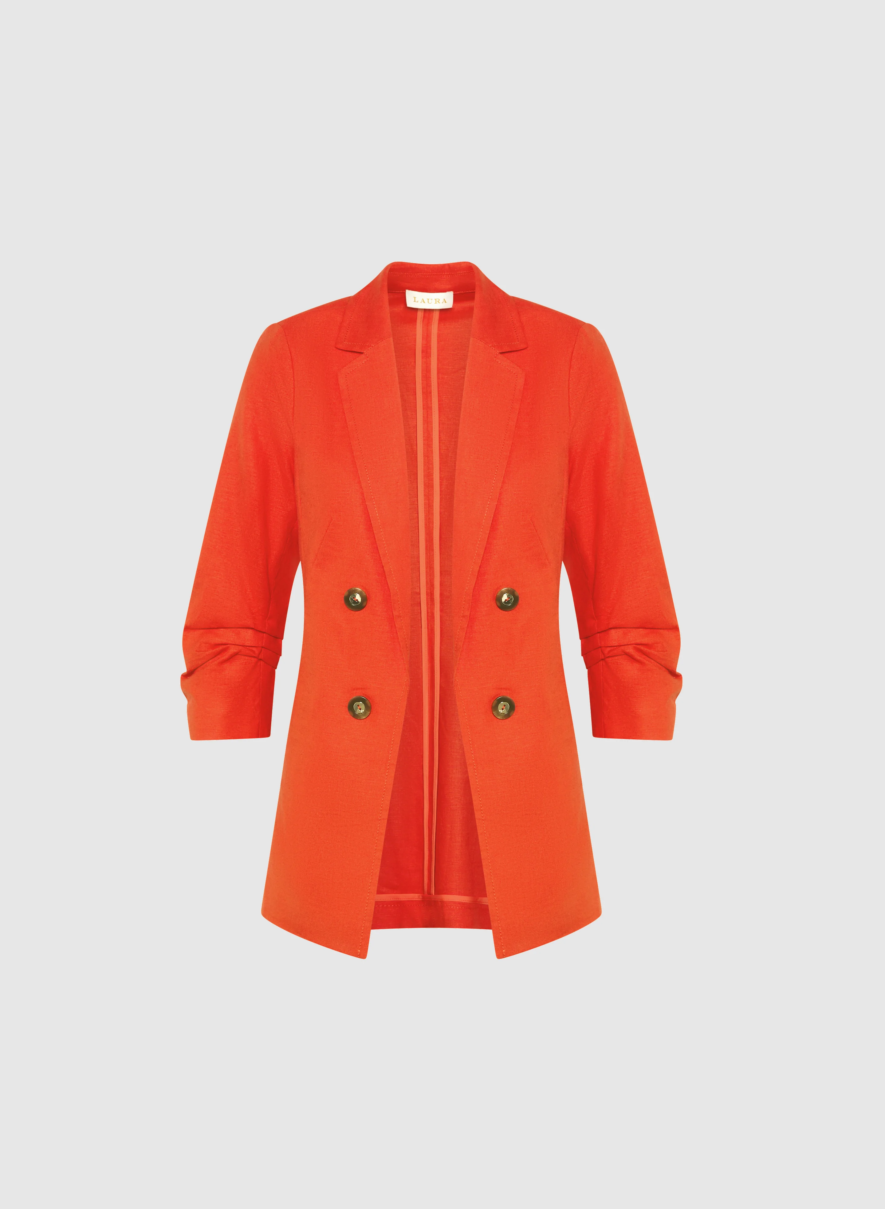Linen-Blend Blazer - Image 6