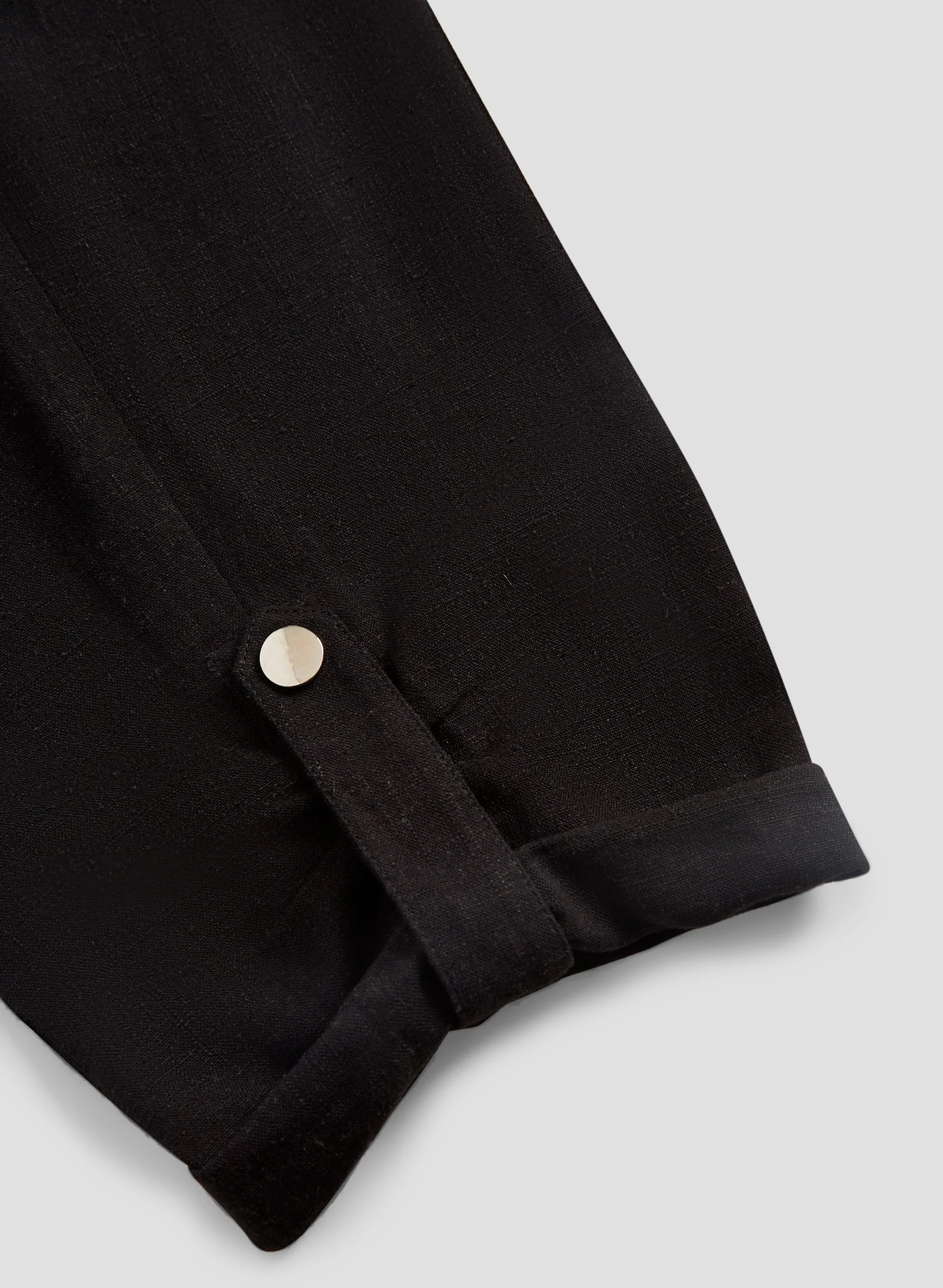 Linen Blend Pull-On Capris - Image 6