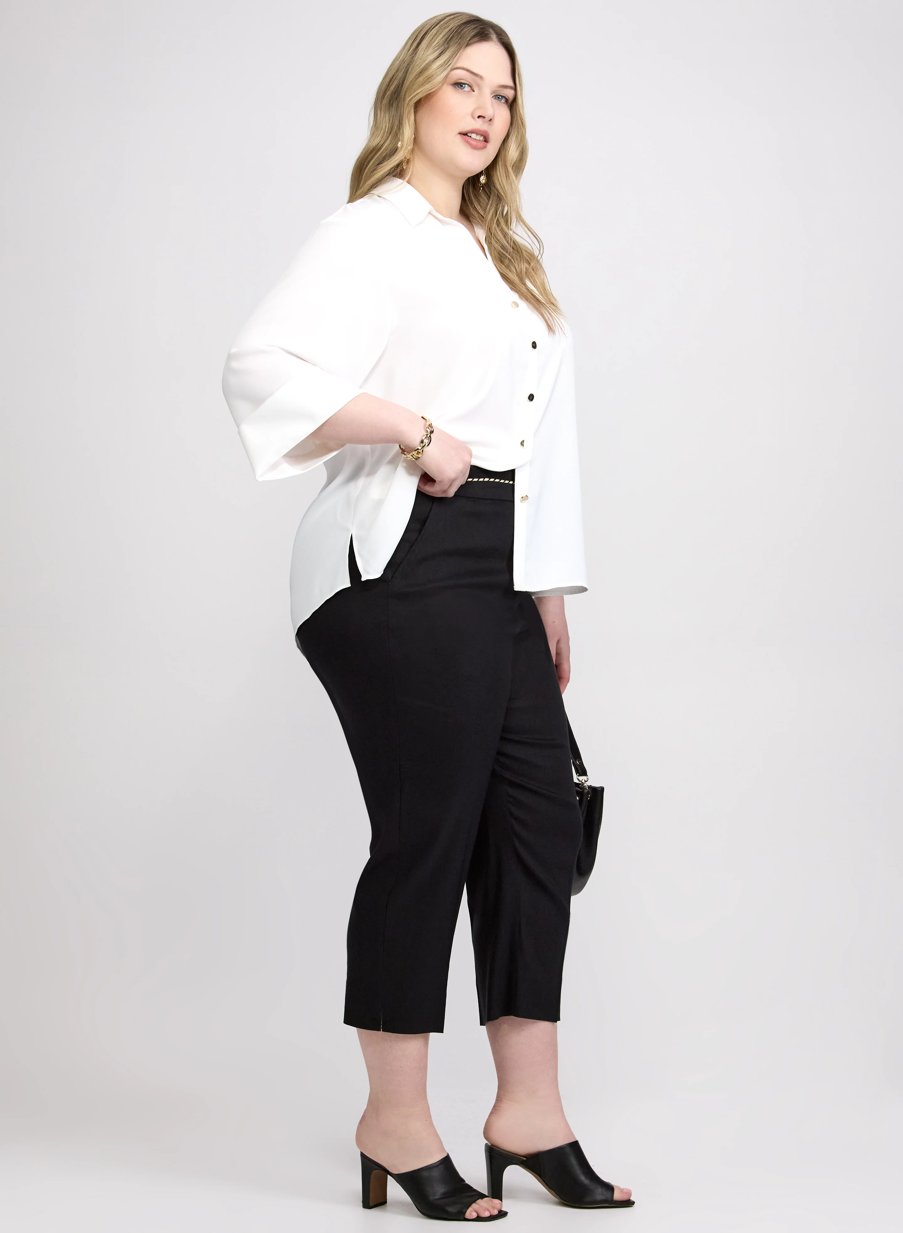Linen-Blend Straight-Leg Capris - Image 4