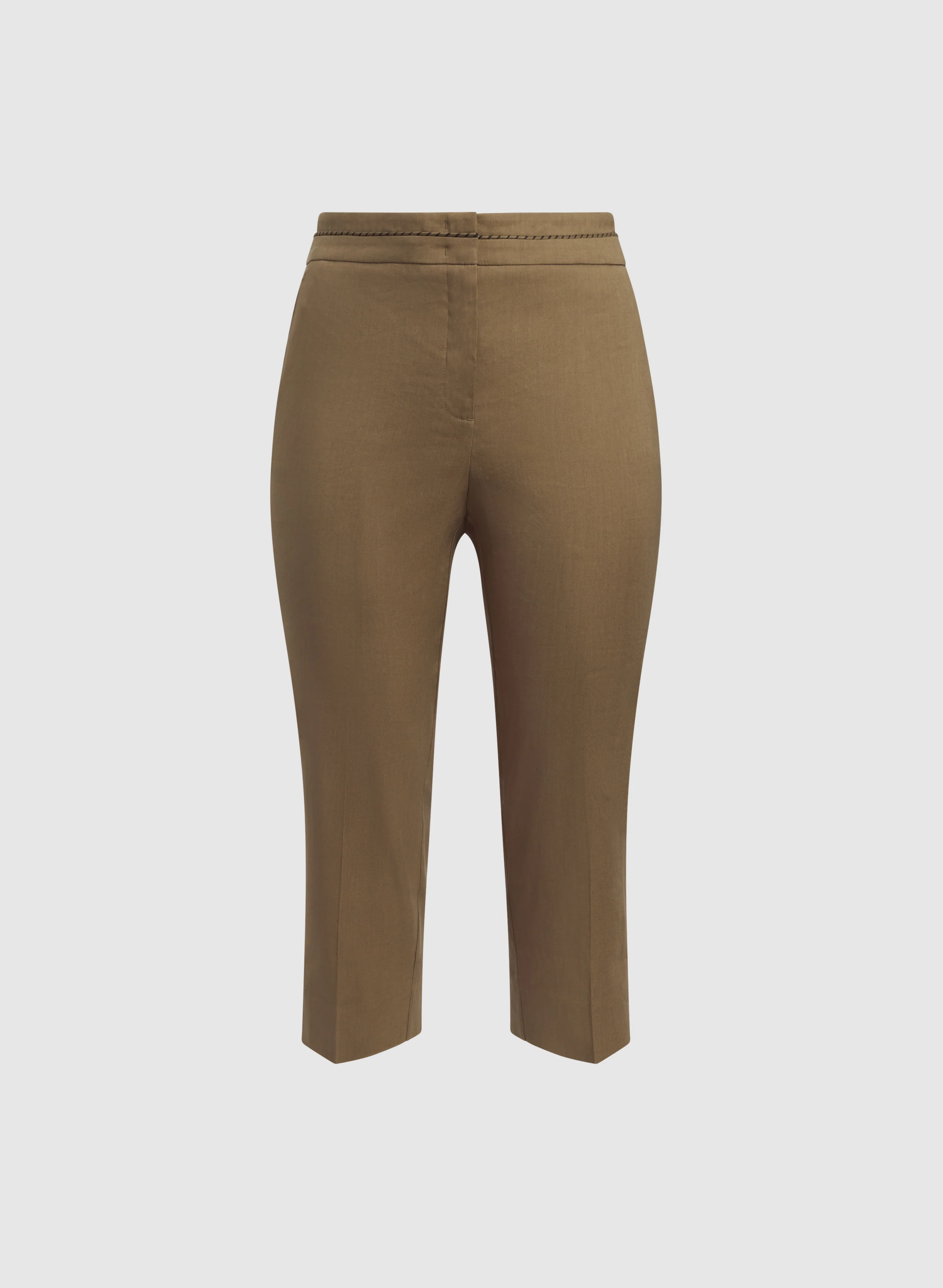 Linen-Blend Straight-Leg Capris - Image 7