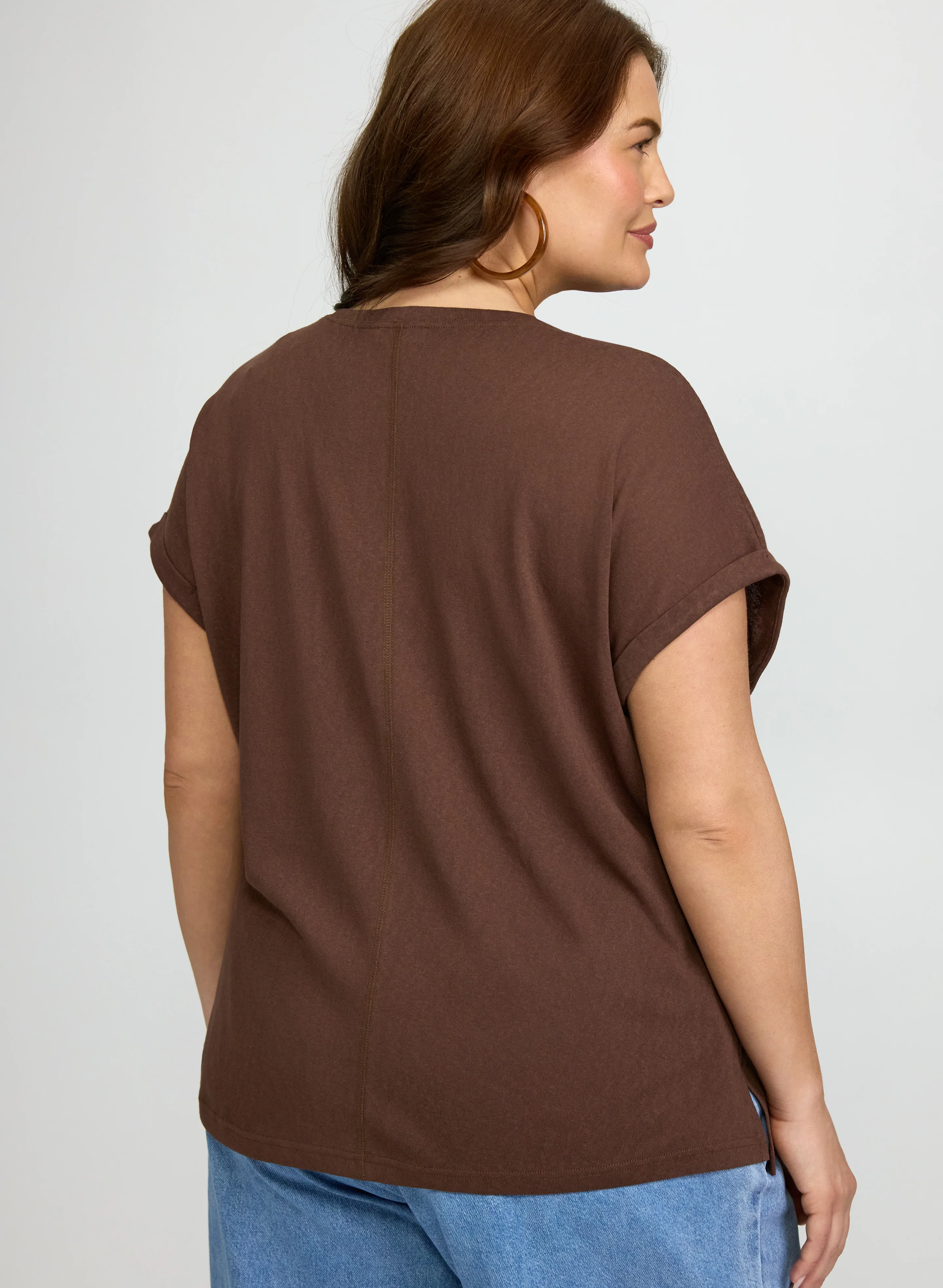 Linen-Blend T-Shirt - Image 5