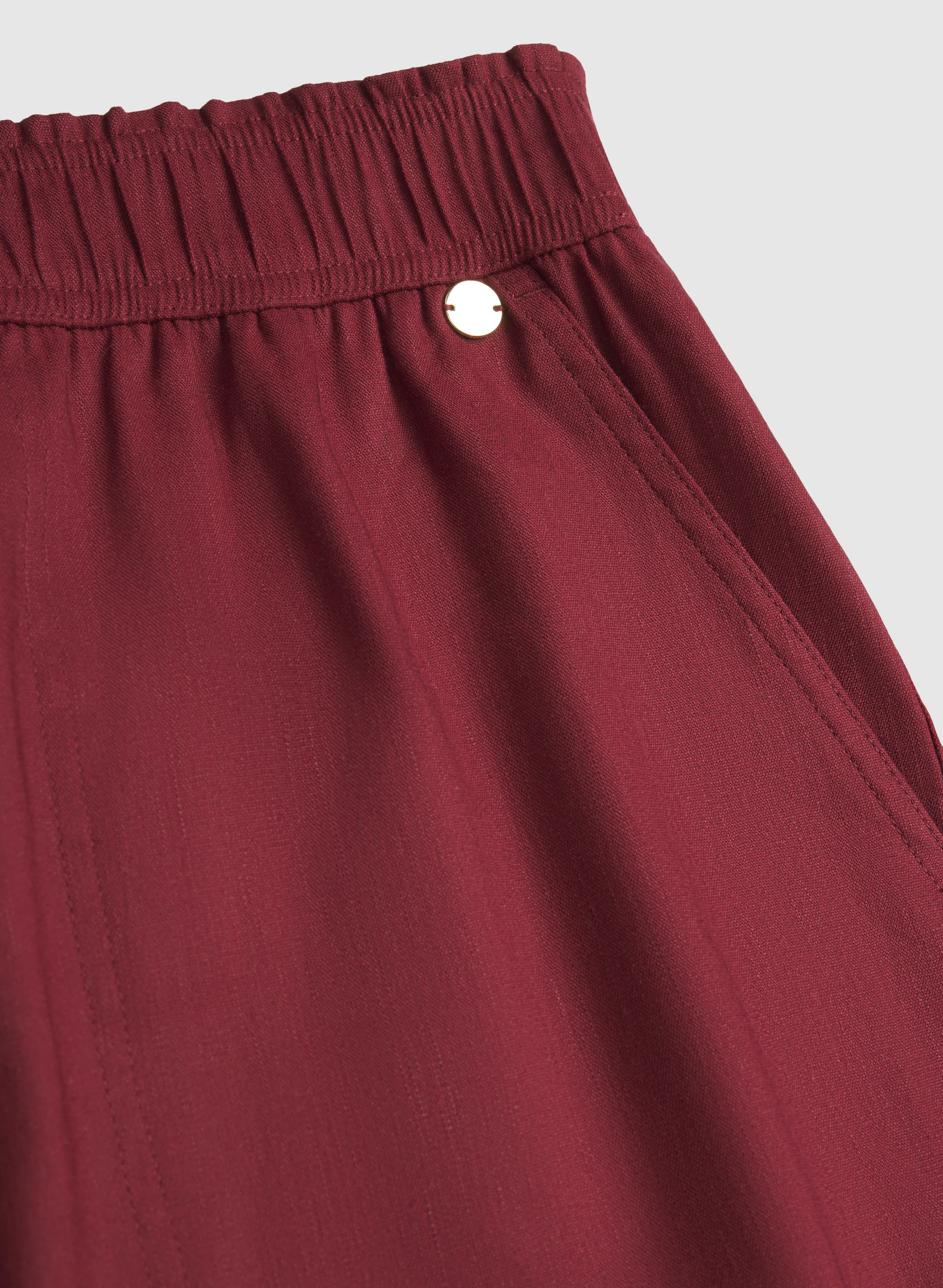 Linen-Blend Wide-Leg Pants - Image 7