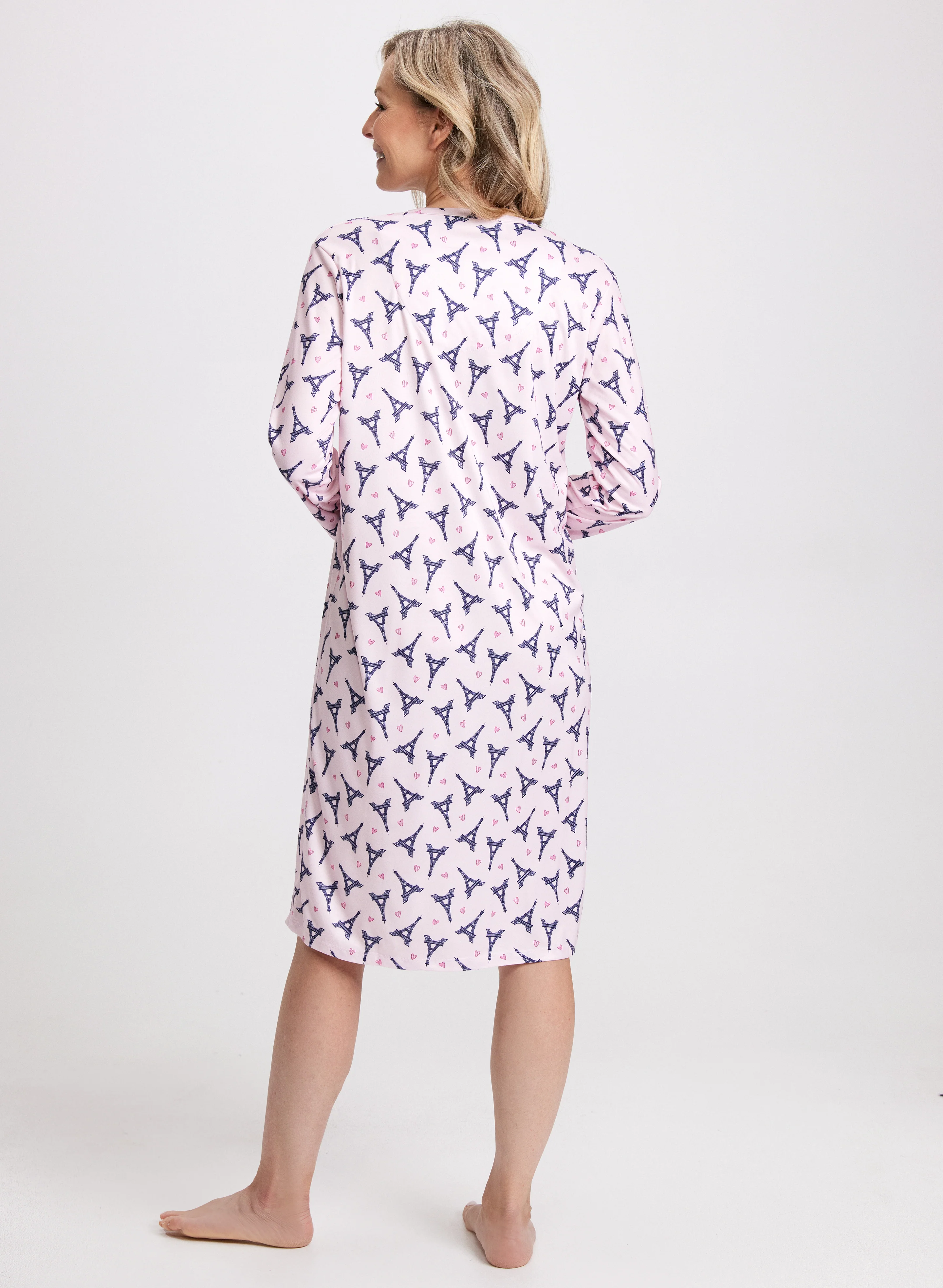 Long Sleeve Paris Nightgown - Image 2