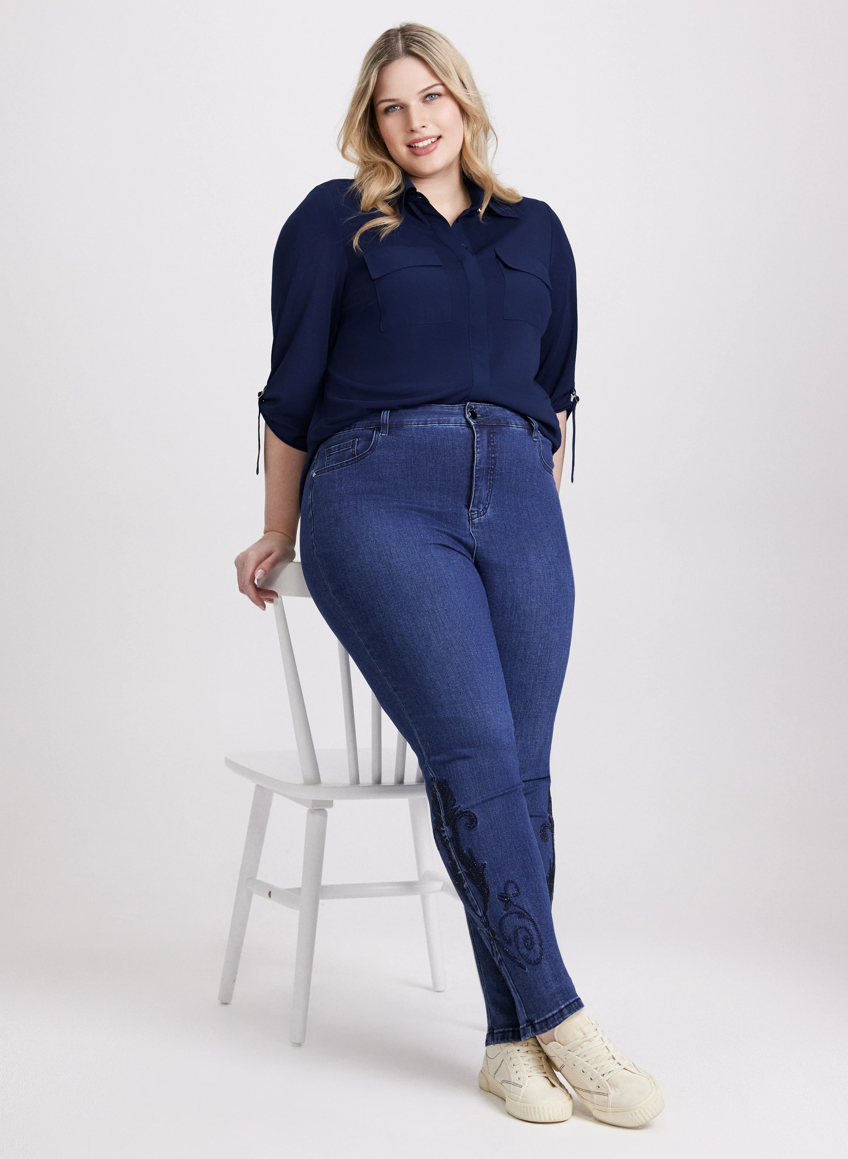 Rolled Sleeve Top - Image 3