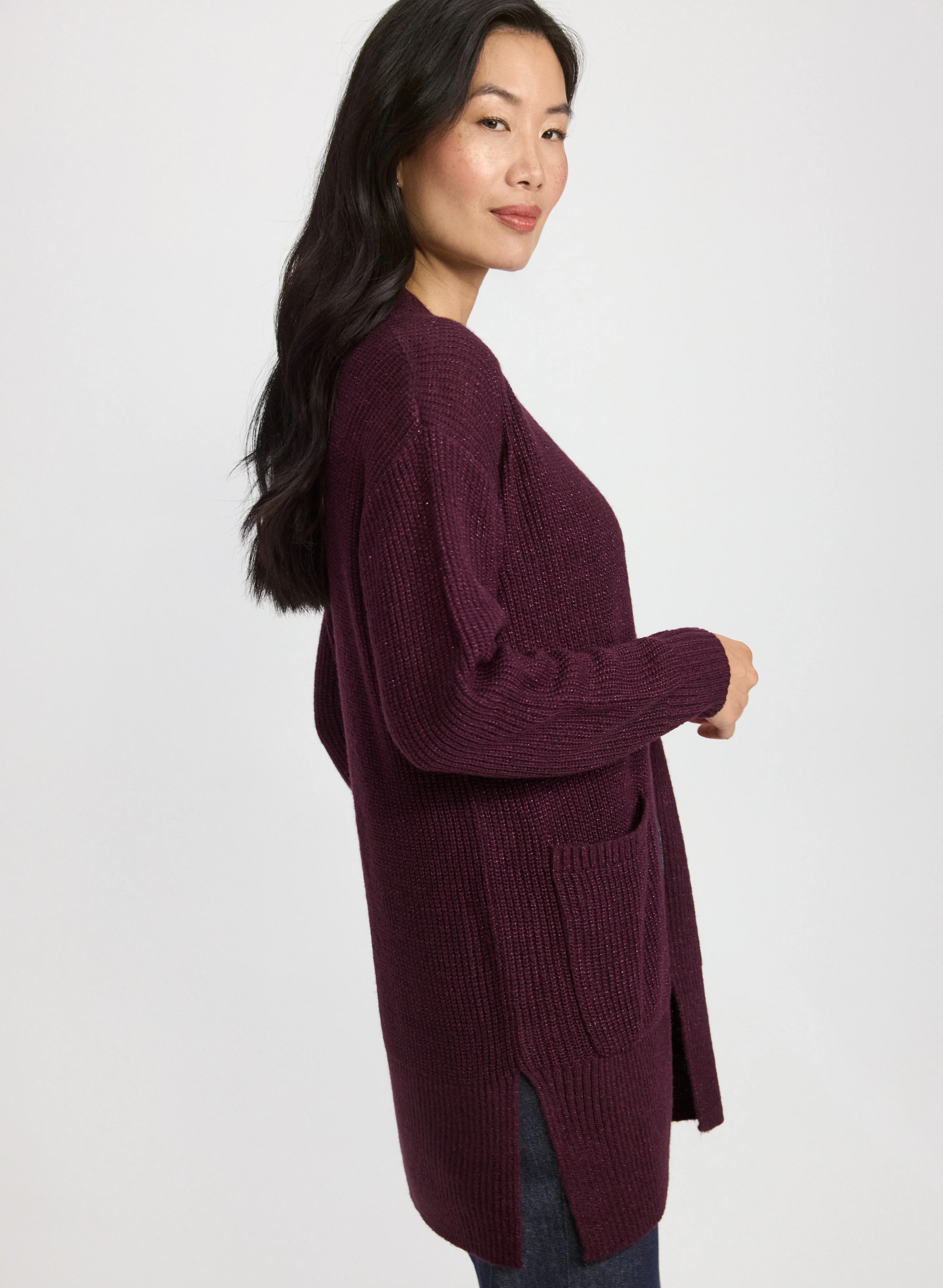 Lurex Knit Cardigan - Image 2