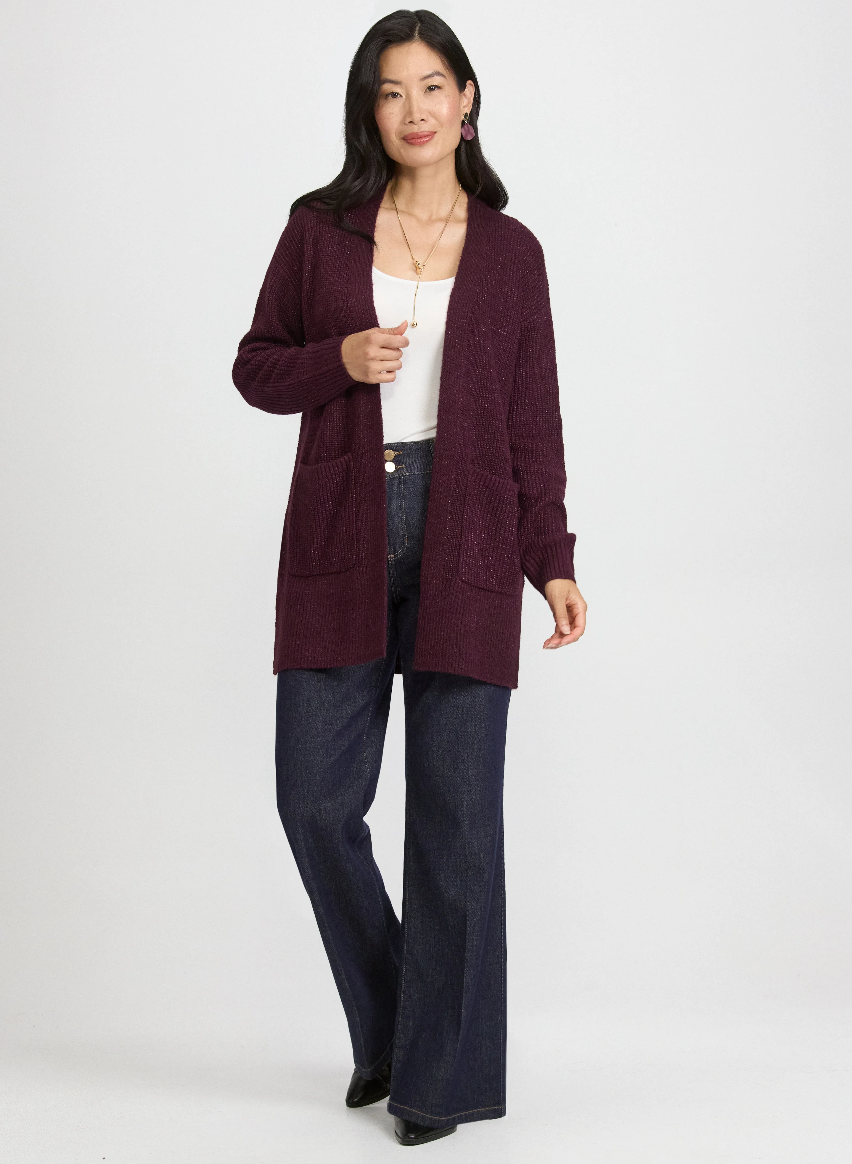 Lurex Knit Cardigan - Image 3