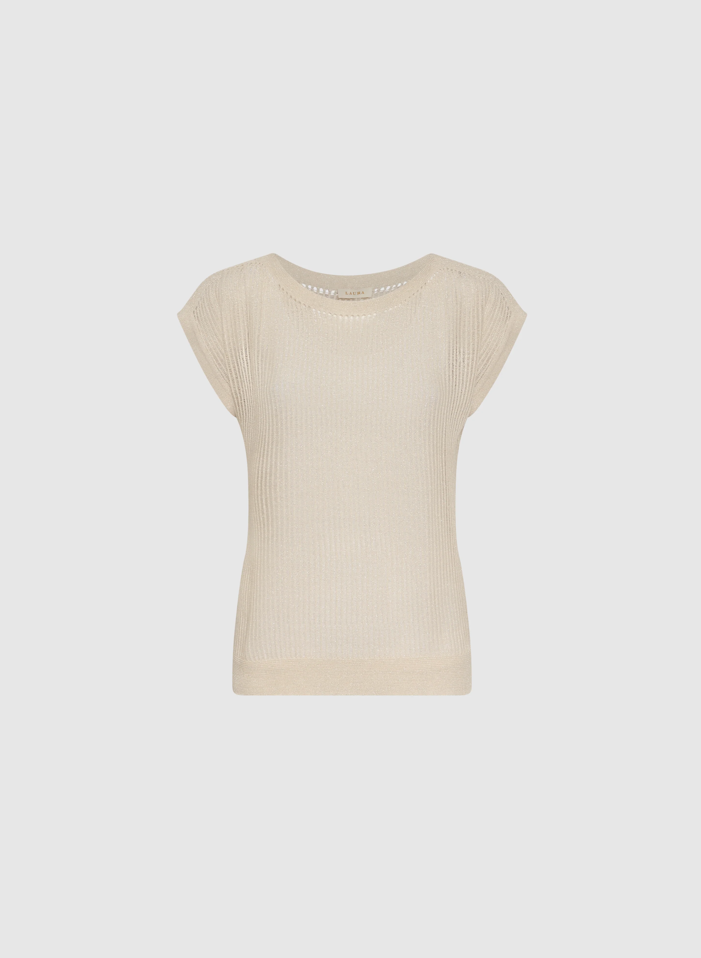 Metallic Knit Pullover - Image 6
