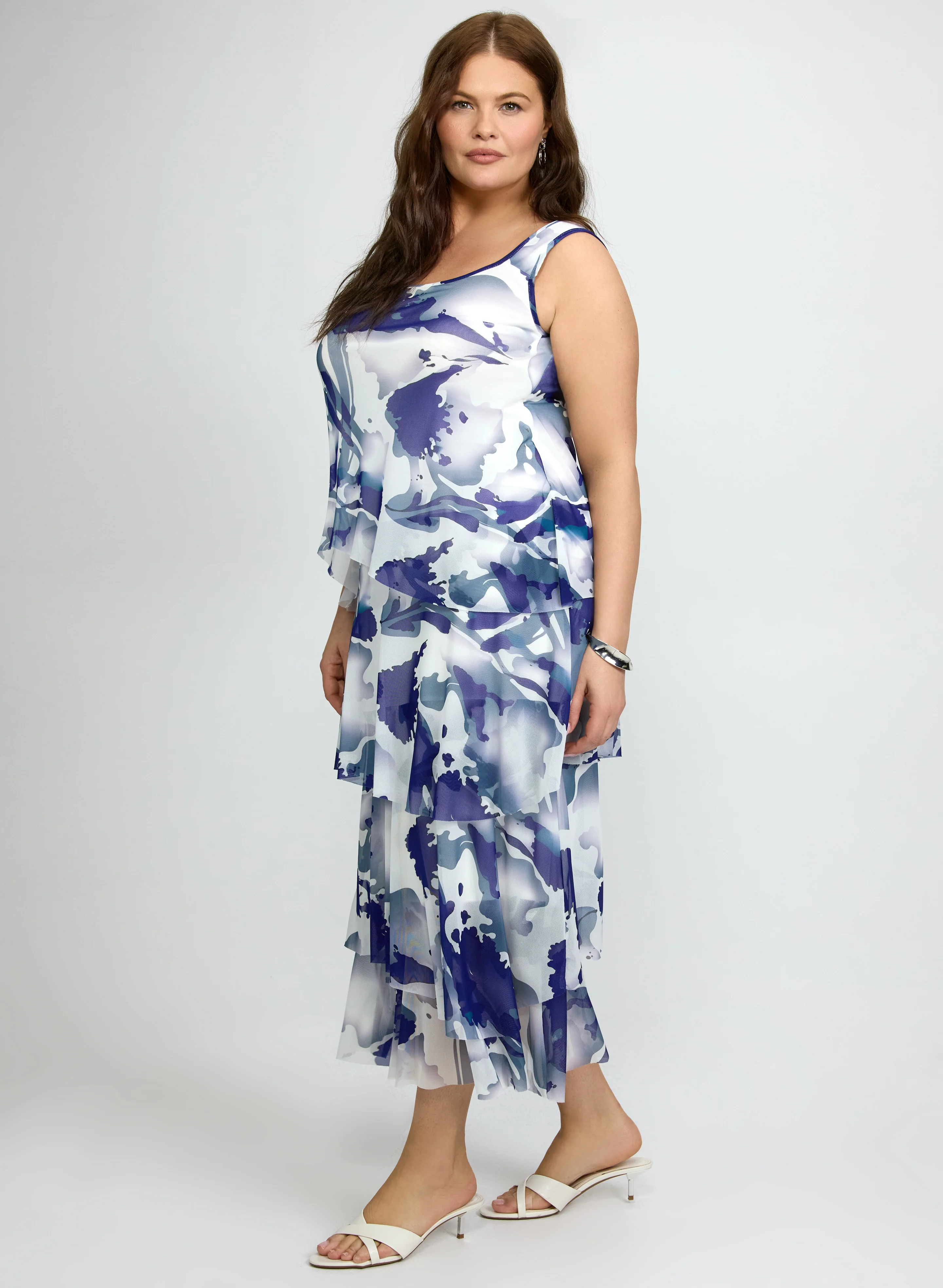 Marble Print Dress - Image 2