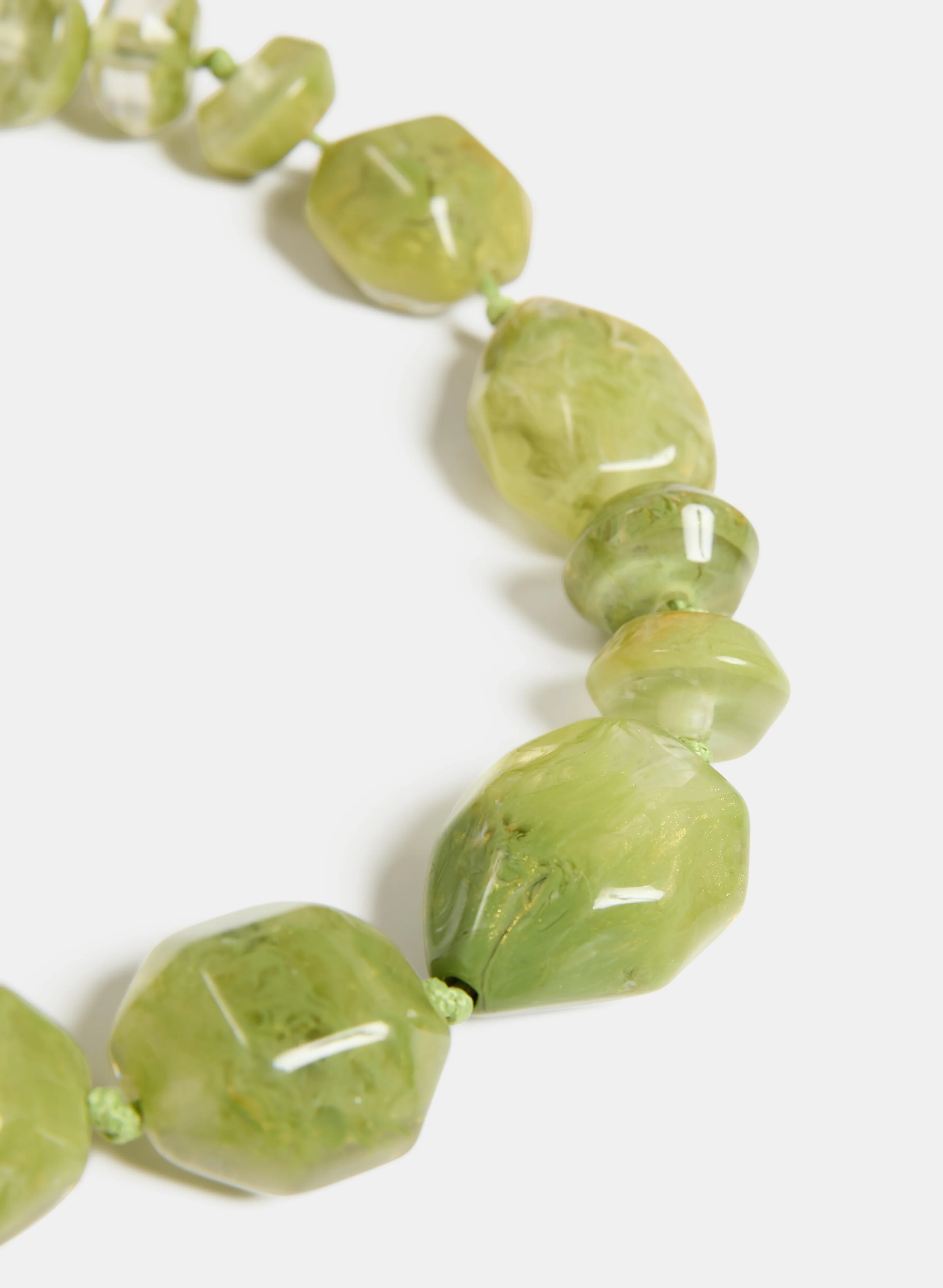 Marbled Resin Necklace - Image 2