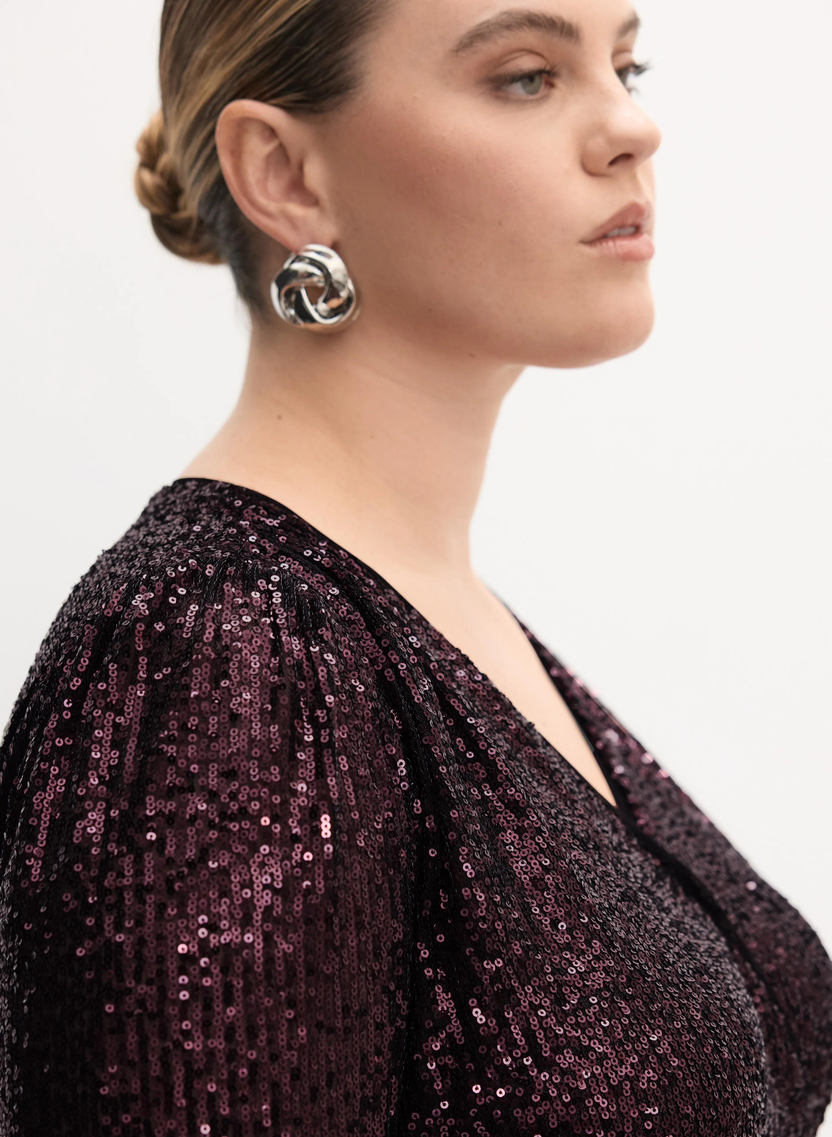 Melanie Lyne - Crossover Sequin Top - Image 4