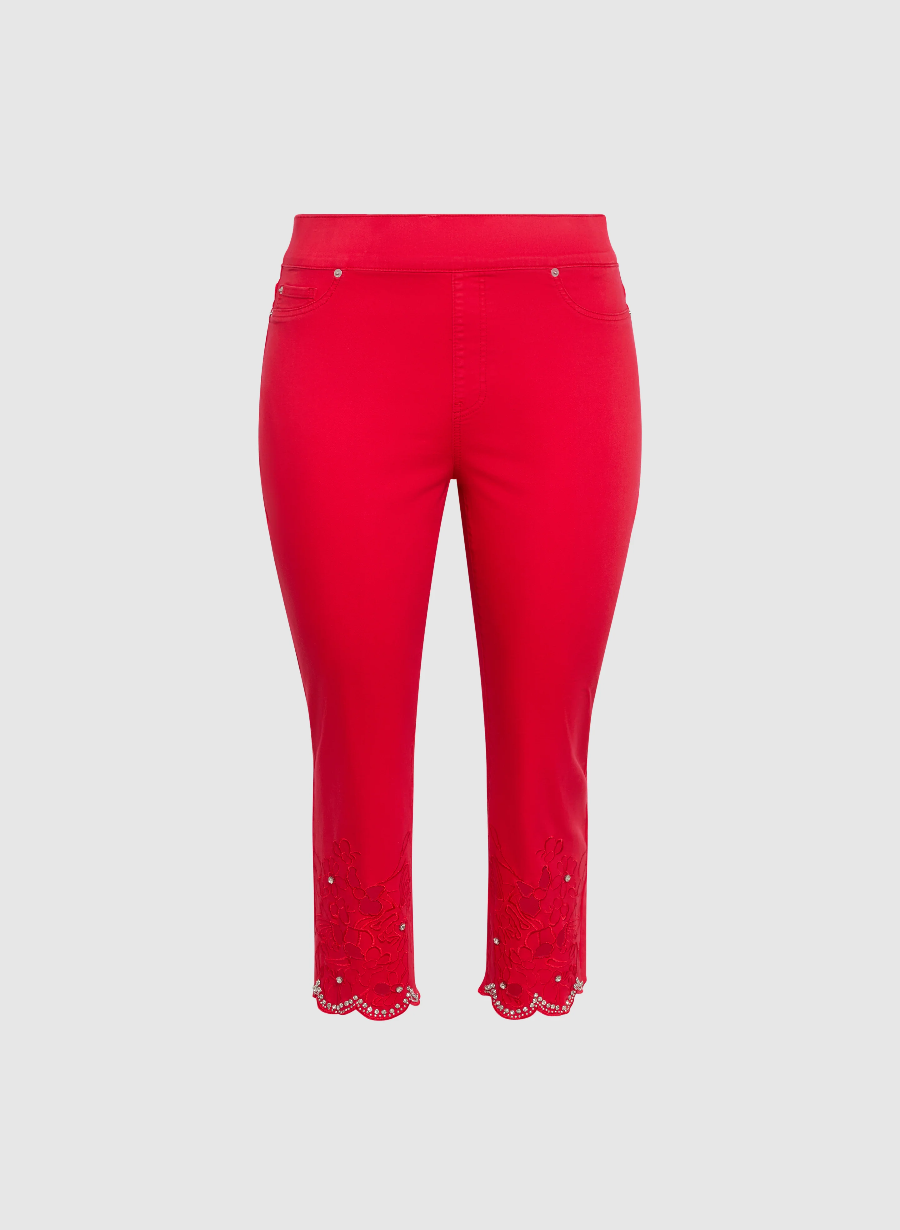 Melanie Lyne - Embroidered Straight-Leg Jeans - Image 7