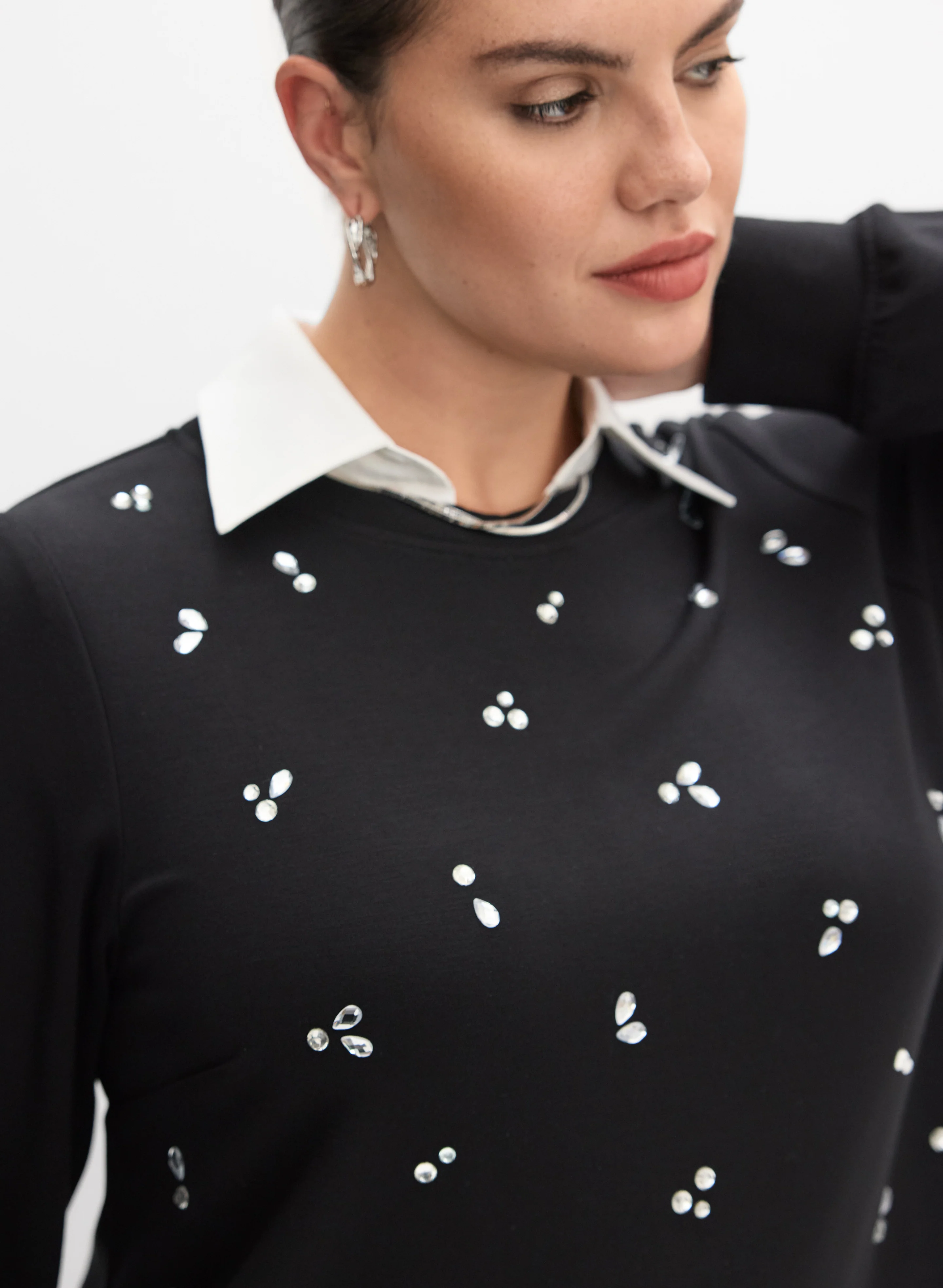 Melanie Lyne - Layered Knit Top - Image 2