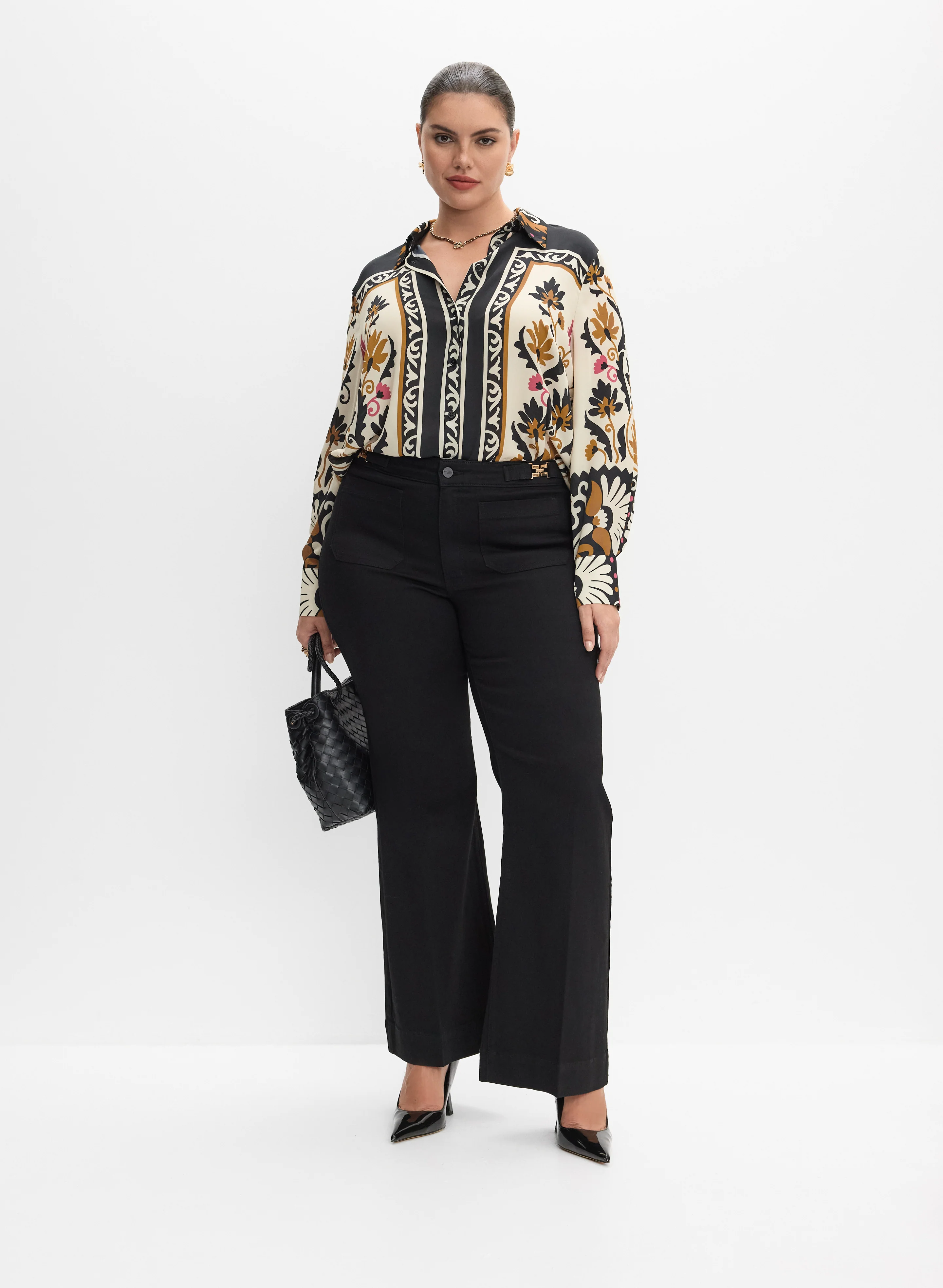 Melanie Lyne - Mixed Floral Print Blouse - Image 3