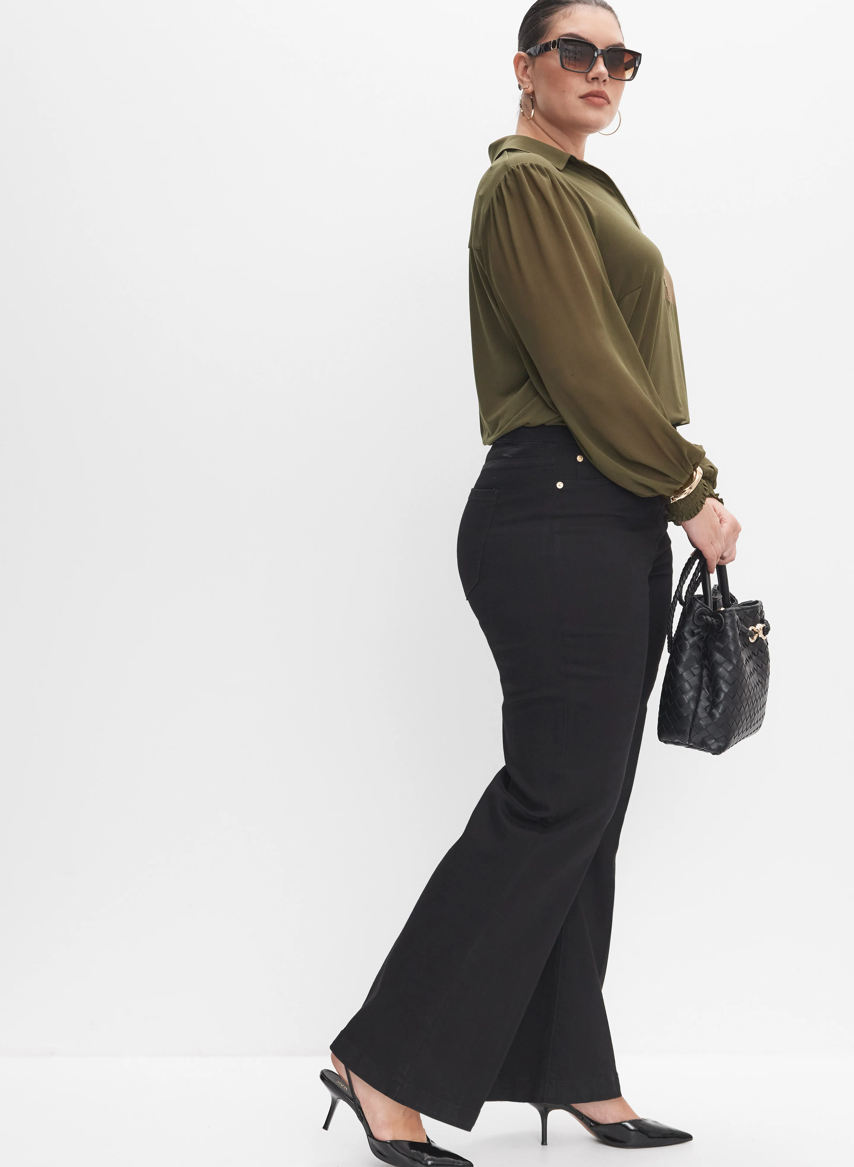 Melanie Lyne - Pull-On Flare-Leg Jeans - Image 4