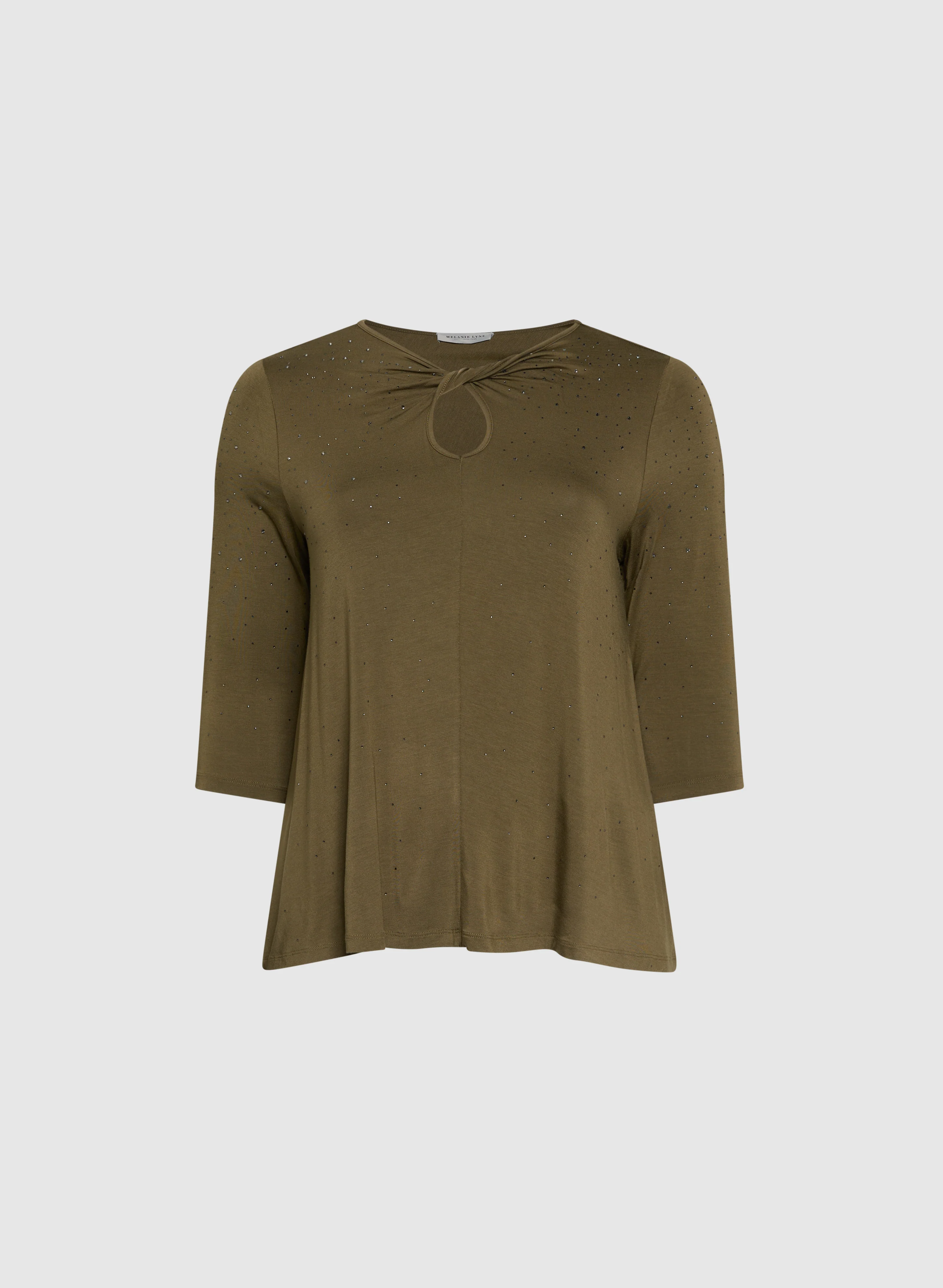Melanie Lyne - Scattered Rhinestone Embellished Top - Image 6