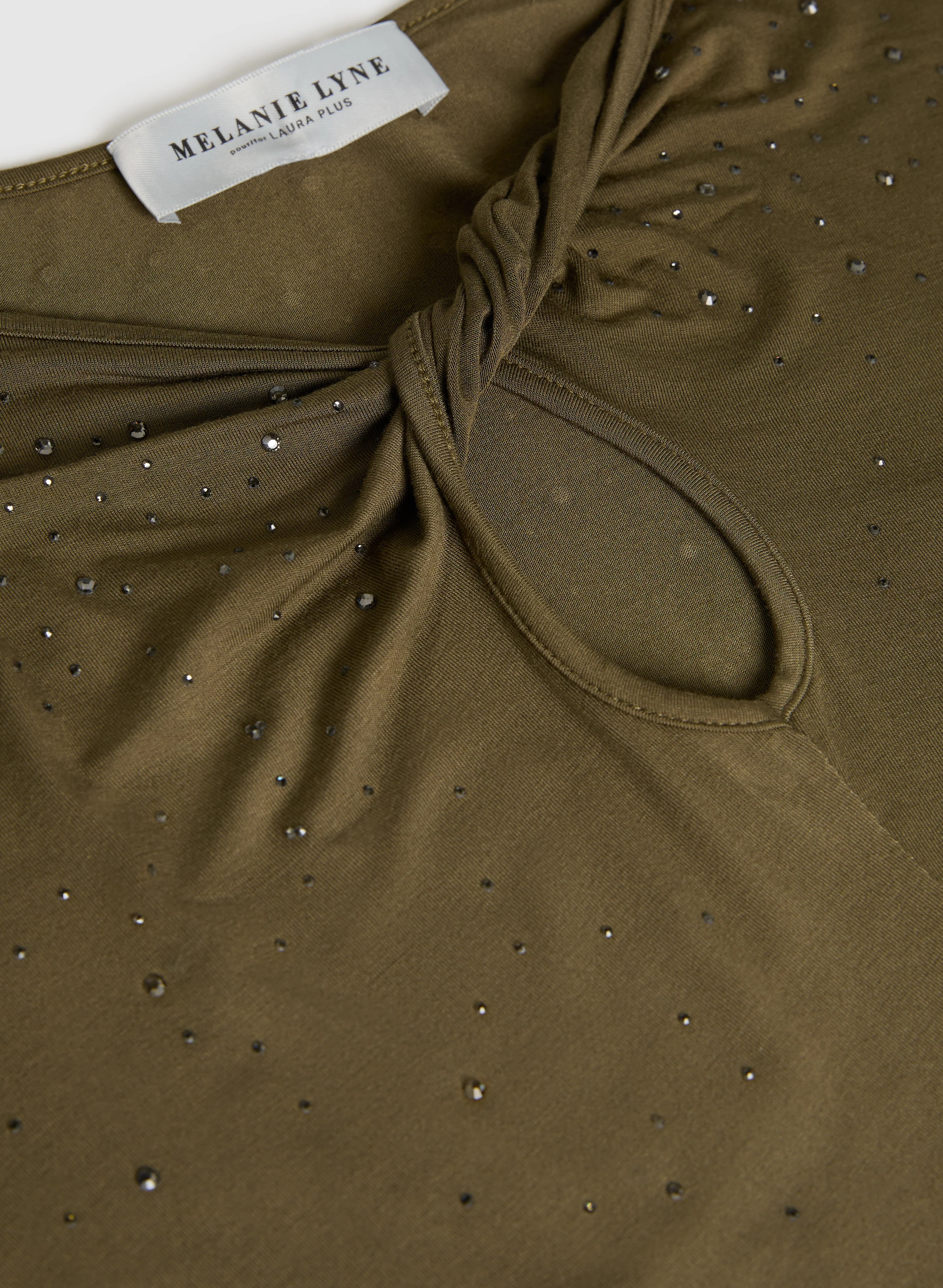 Melanie Lyne - Scattered Rhinestone Embellished Top - Image 7
