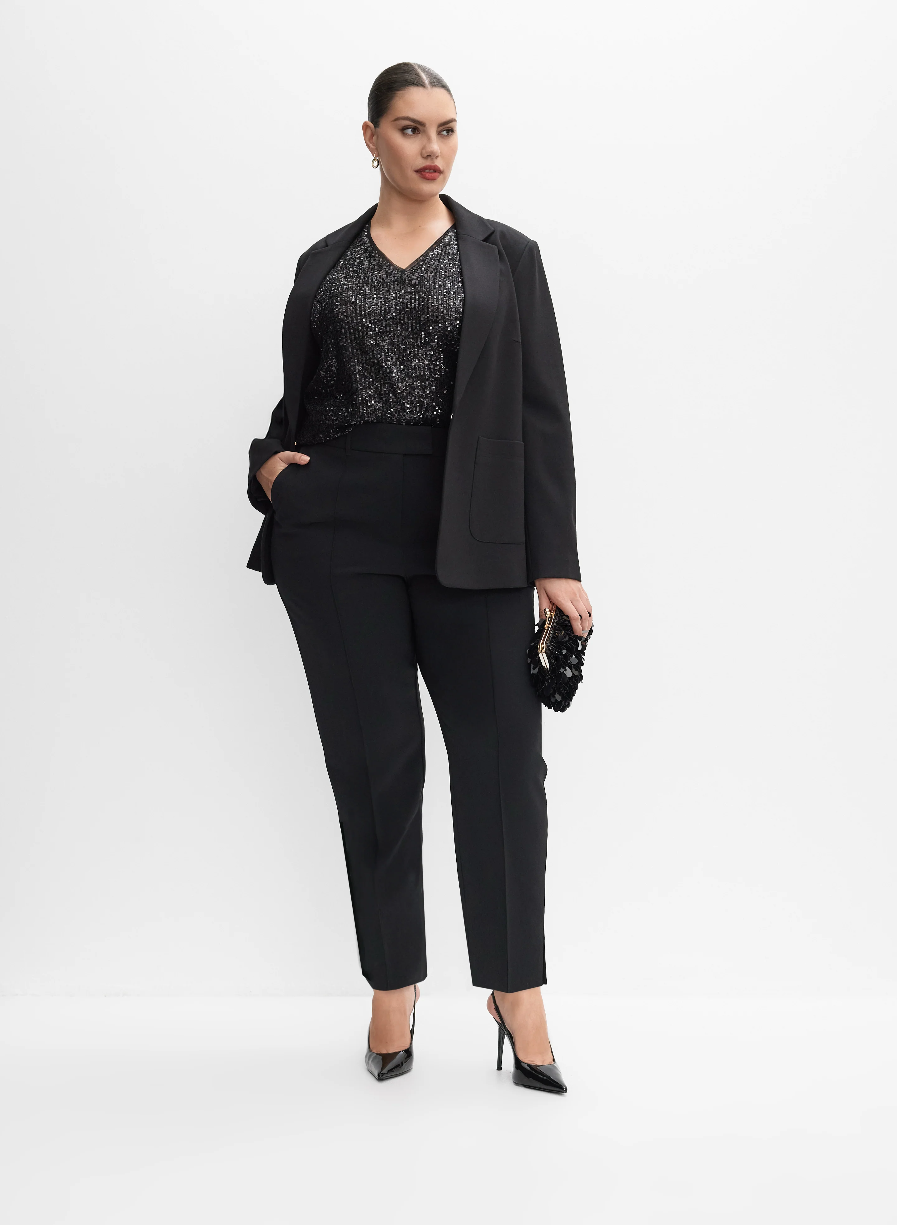 Melanie Lyne - Sequin Embellished Top - Image 4